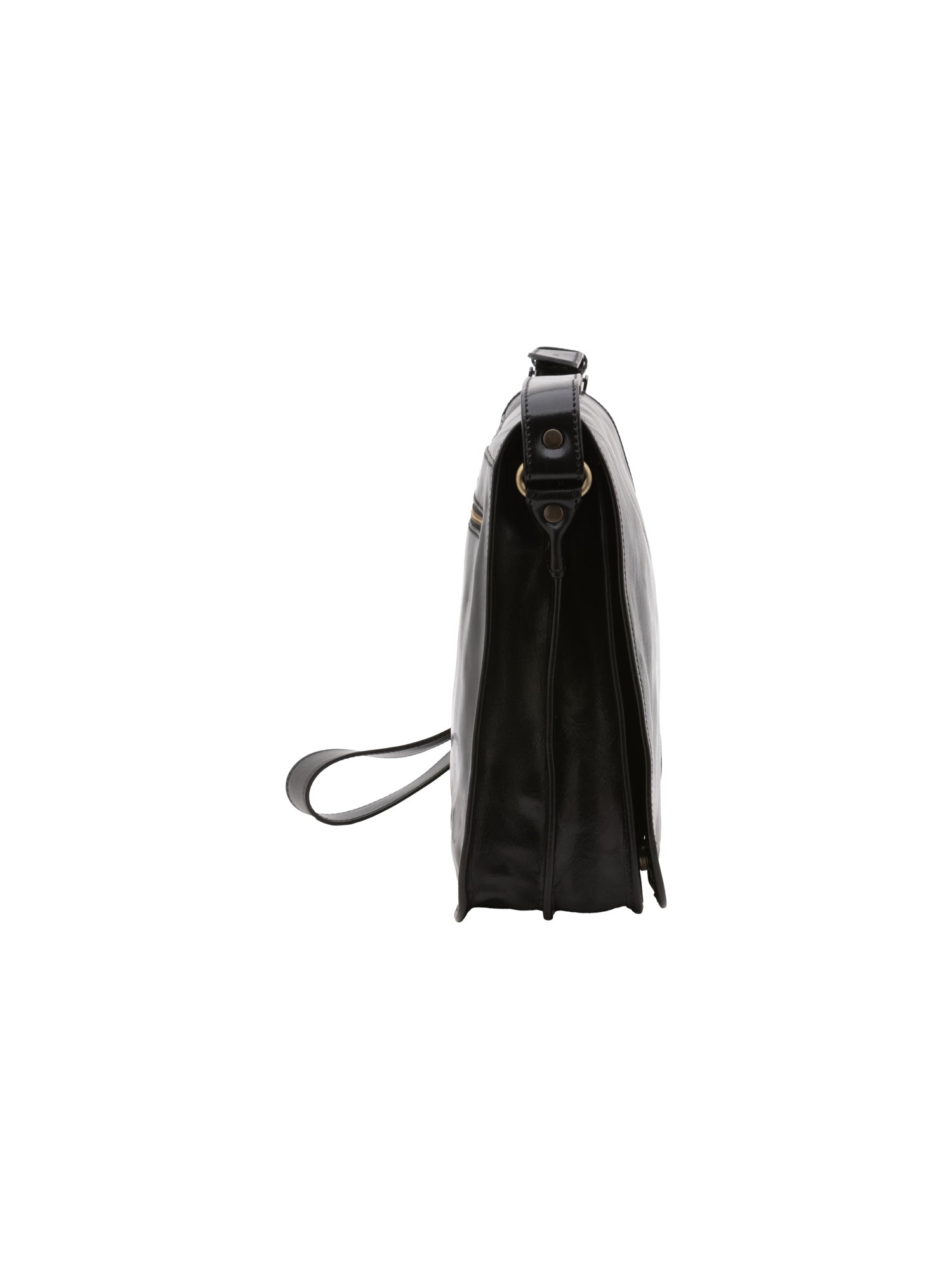 Crossbody bag I Fratelli Men Genuine leather -Marrone Nero