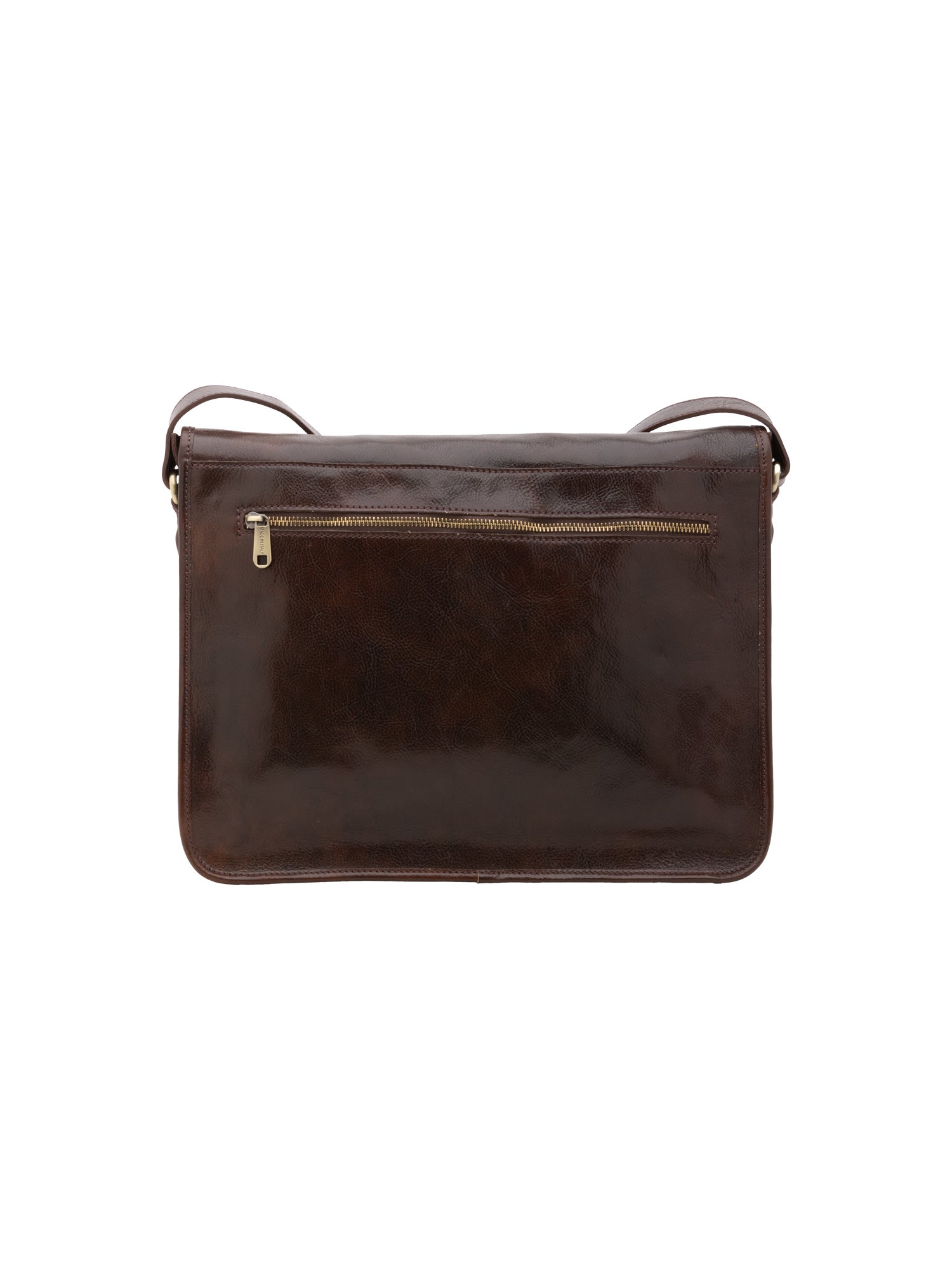 Crossbody bag I Fratelli Men Genuine leather -Marrone Testa di moro