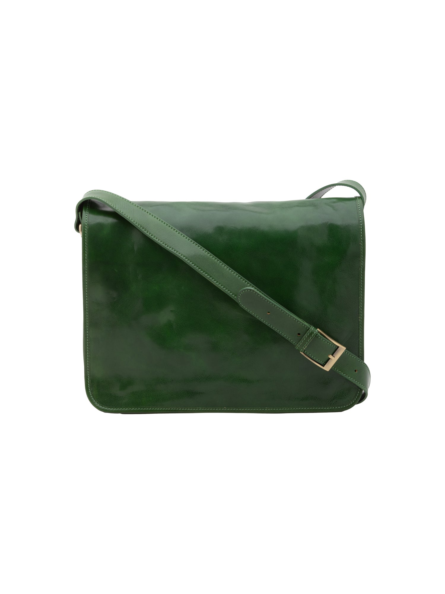 Crossbody bag I Fratelli Men Genuine leather -Marrone Verde