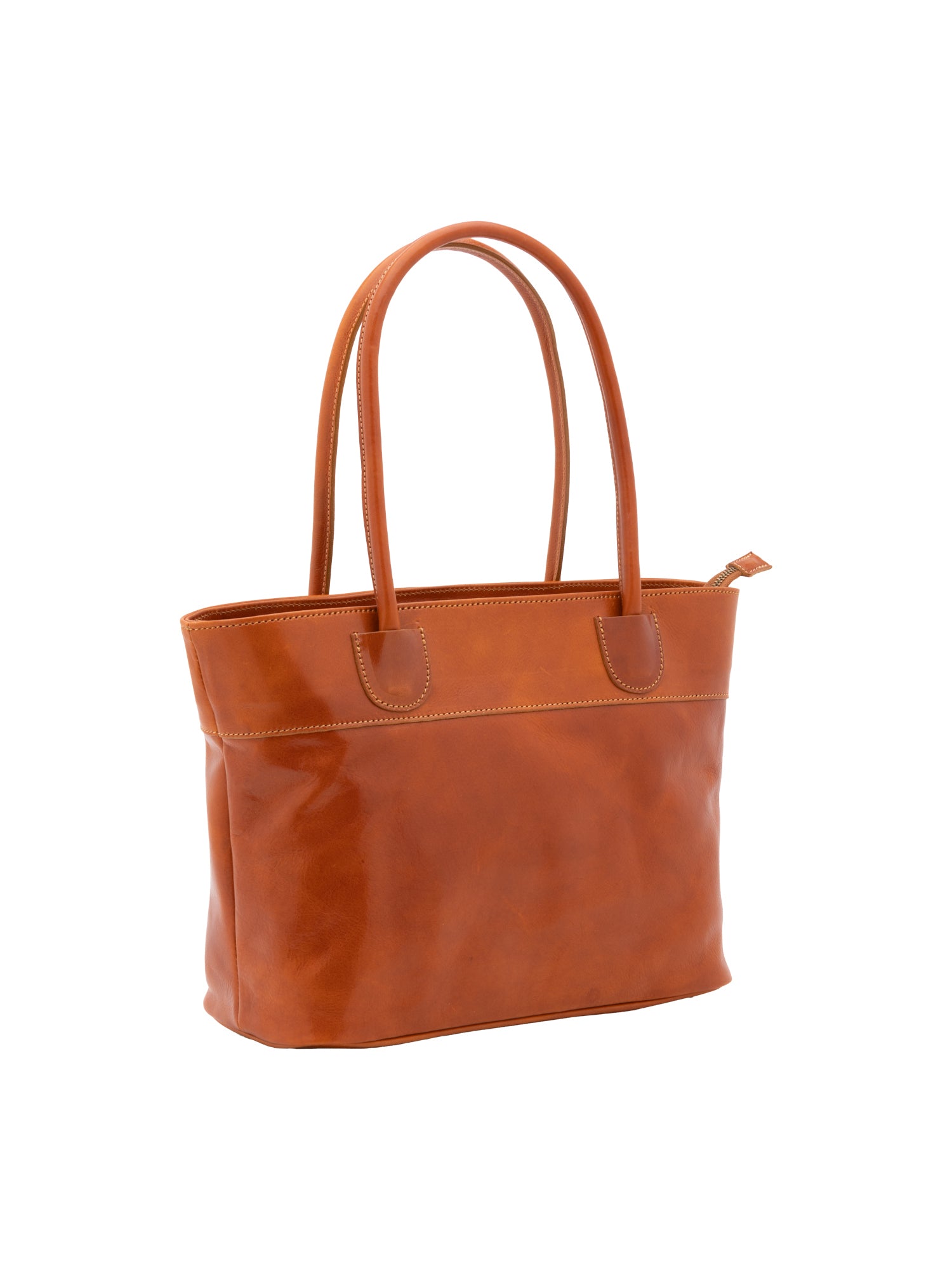 Crossbody bag I Fratelli Men Genuine leather -Rosso Cognac