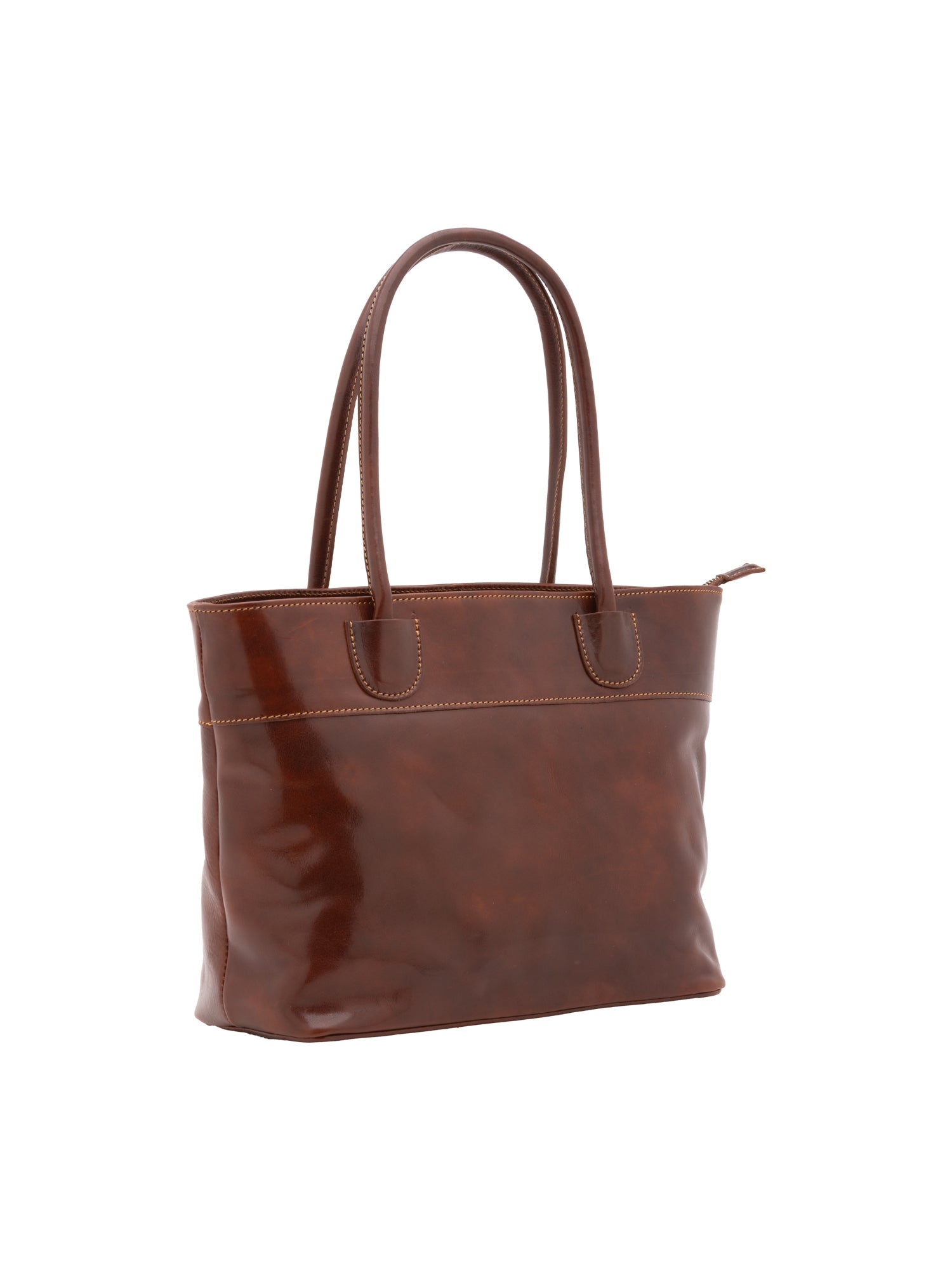 Crossbody bag I Fratelli Men Genuine leather -Rosso Marrone