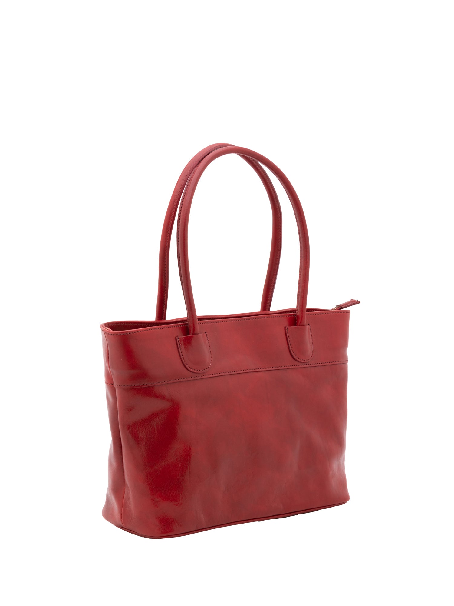 Crossbody bag I Fratelli Men Genuine leather -Rosso Rosso