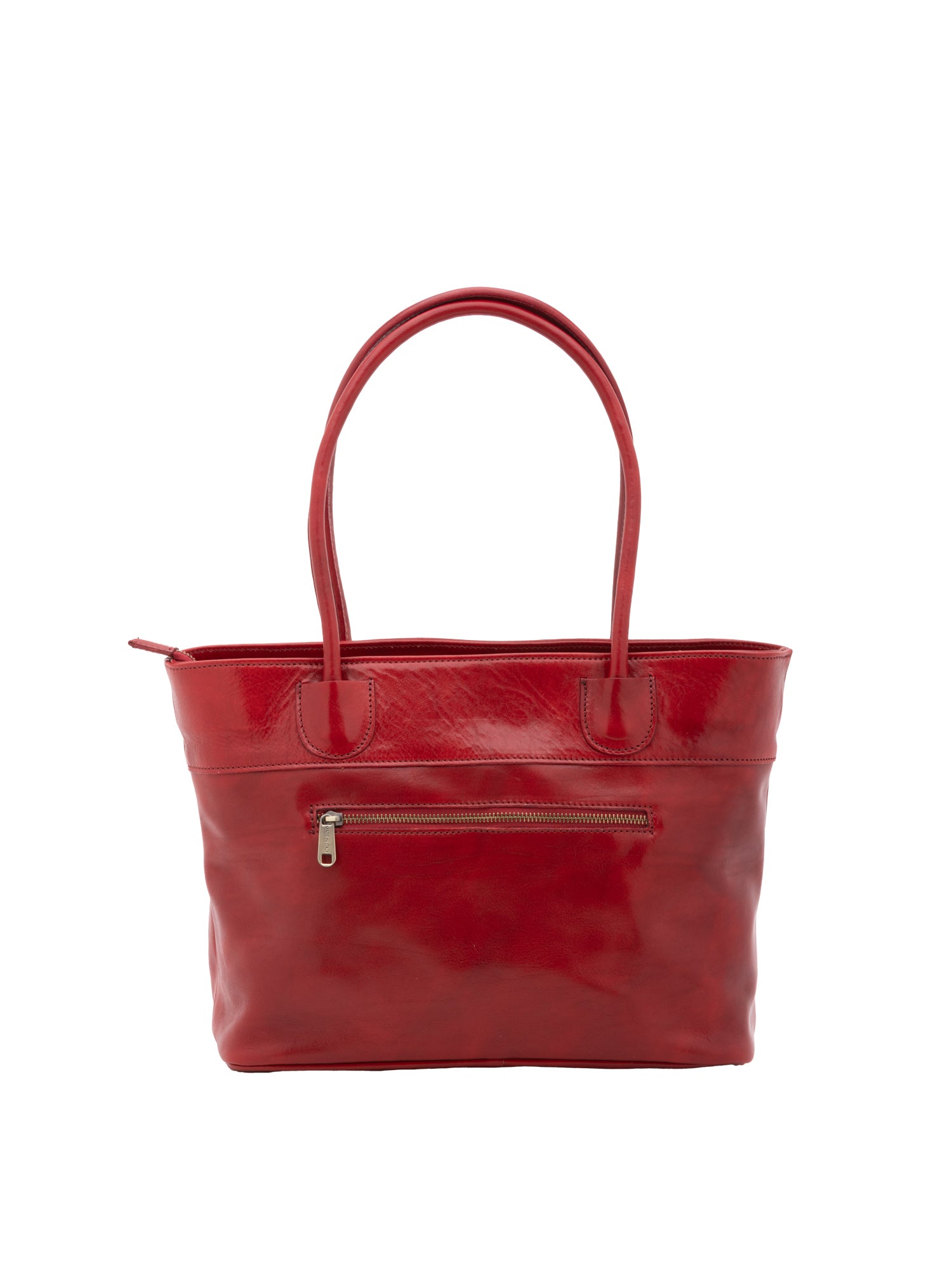 Crossbody bag I Fratelli Men Genuine leather -Rosso Rosso