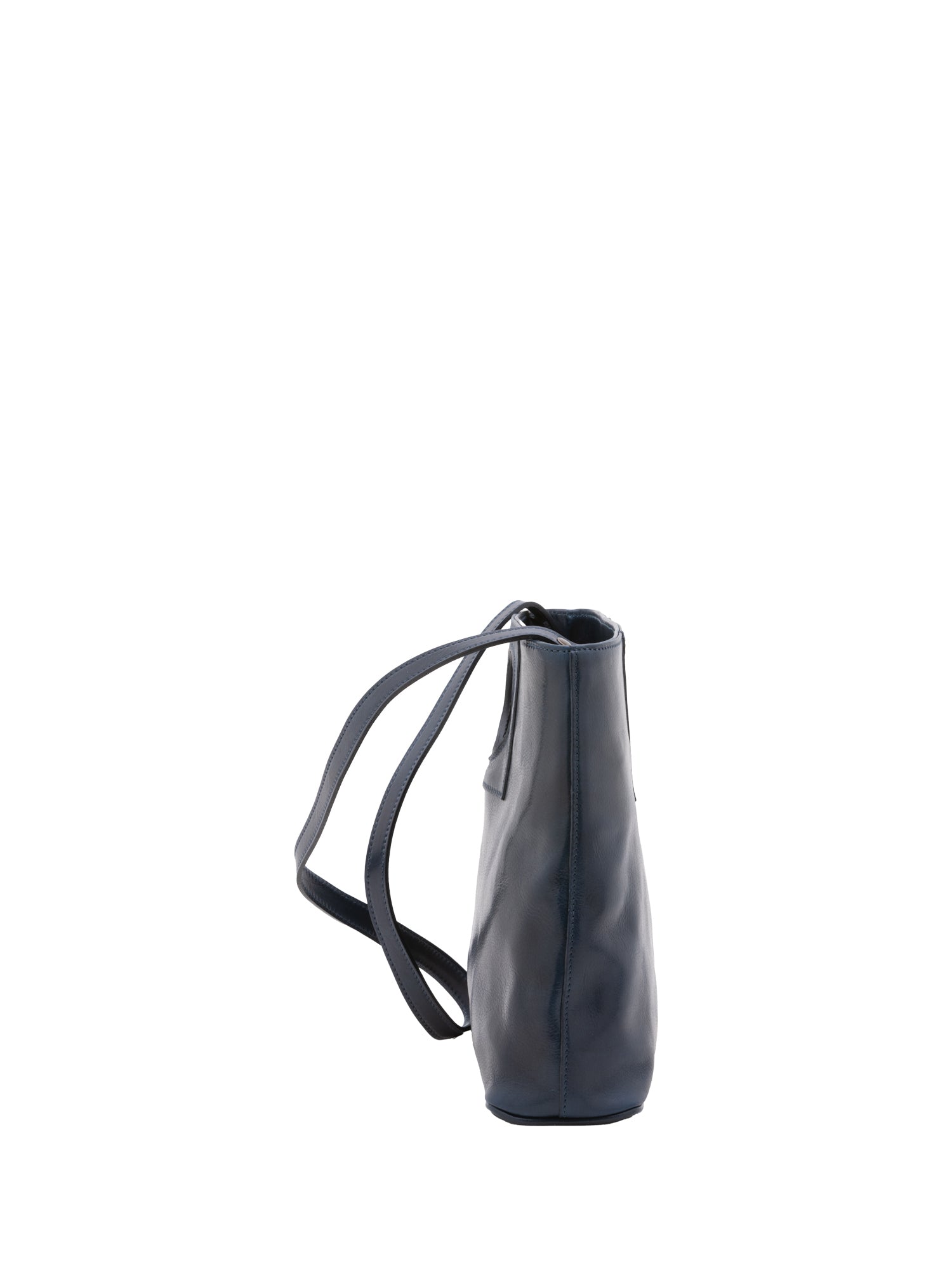 Crossbody bag I Fratelli Women Genuine leather -Blu Blu