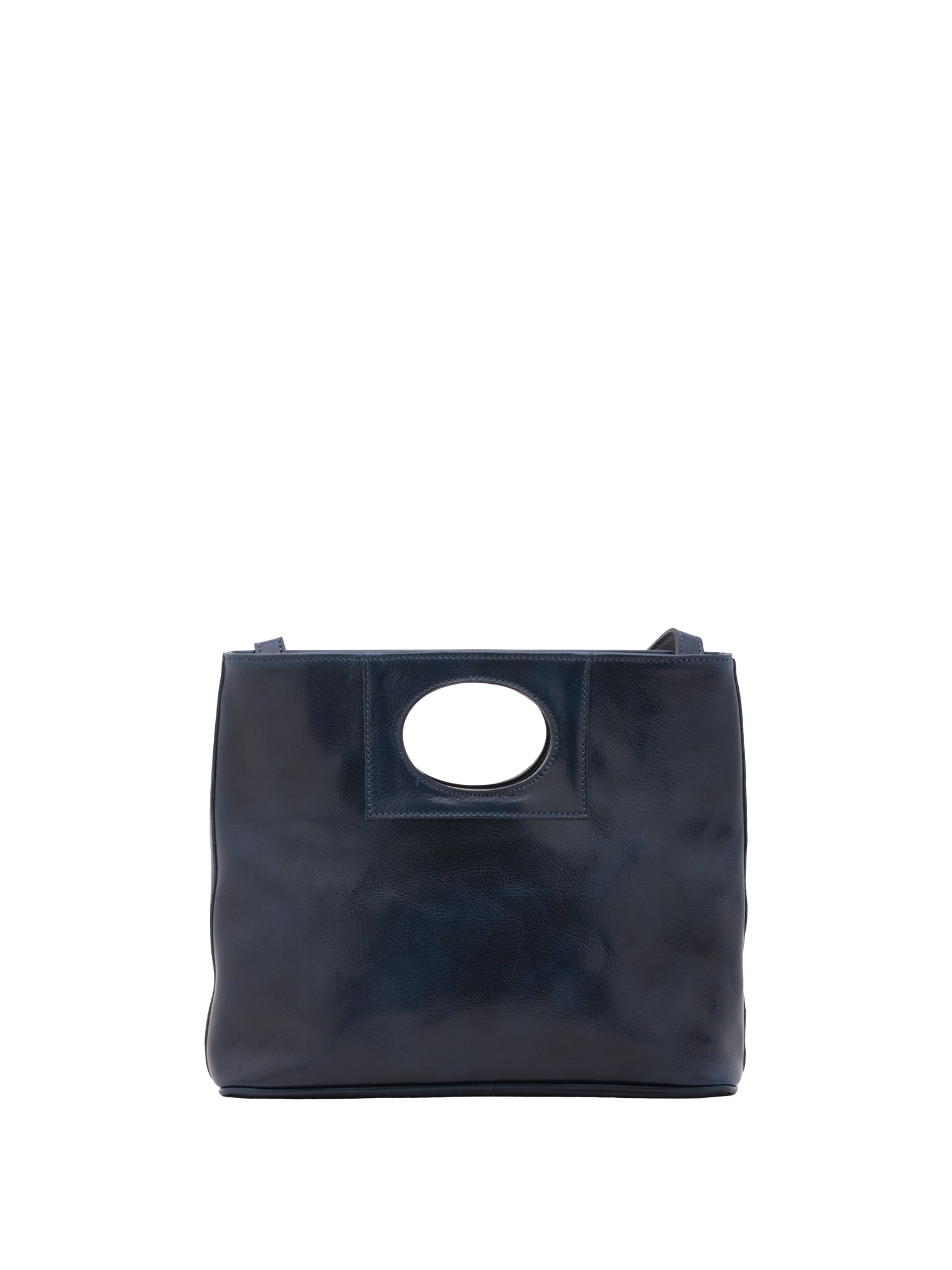 Crossbody bag I Fratelli Women Genuine leather -Blu Blu