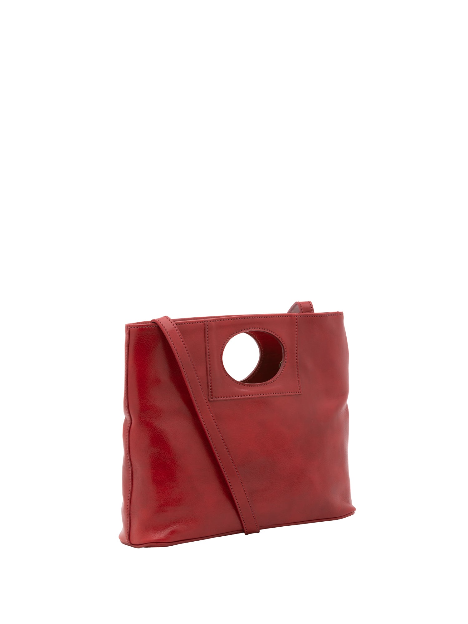 Crossbody bag I Fratelli Women Genuine leather -Blu Rosso