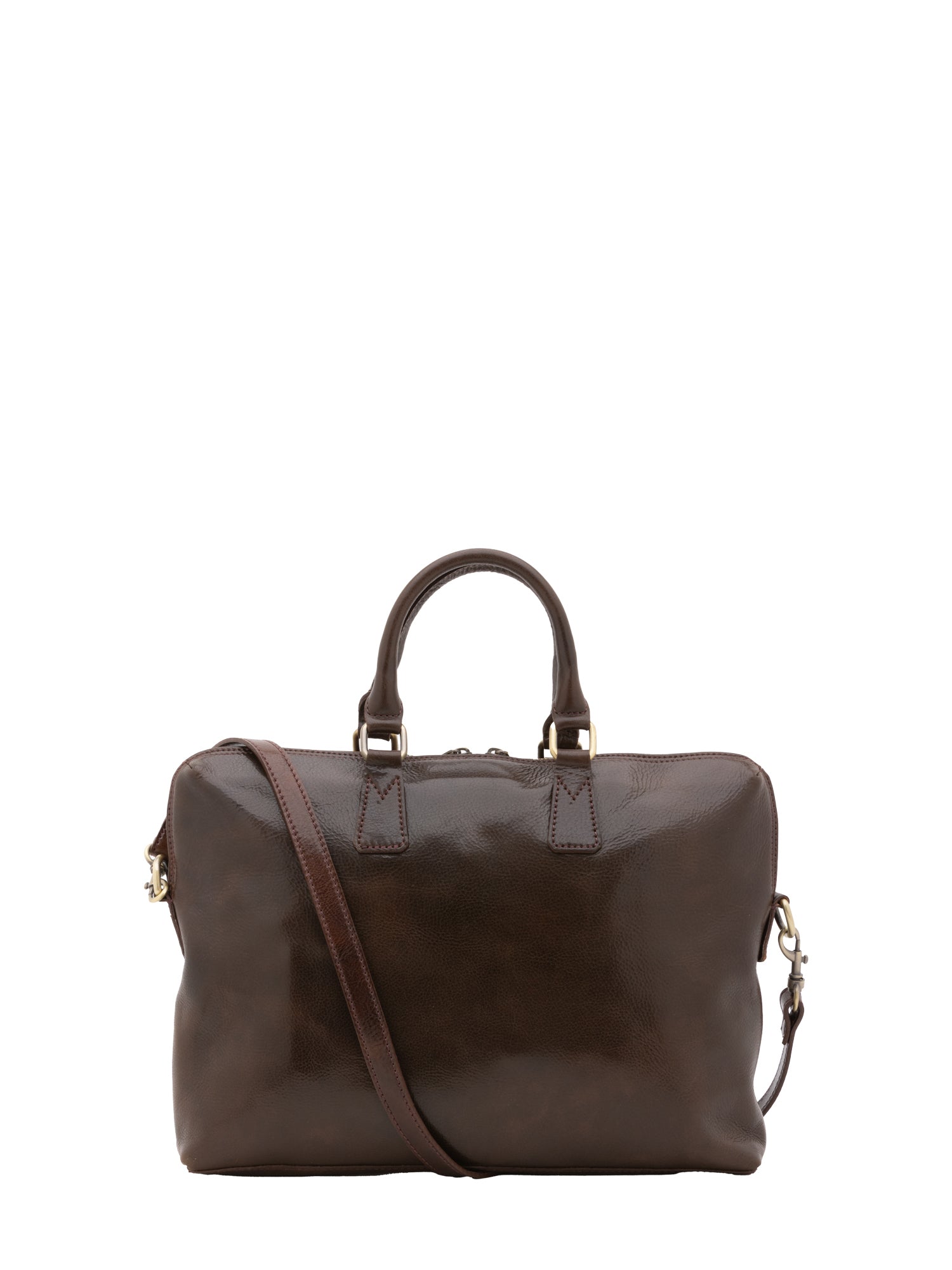 Briefcase I Fratelli Men Genuine leather -Blu Testa di moro