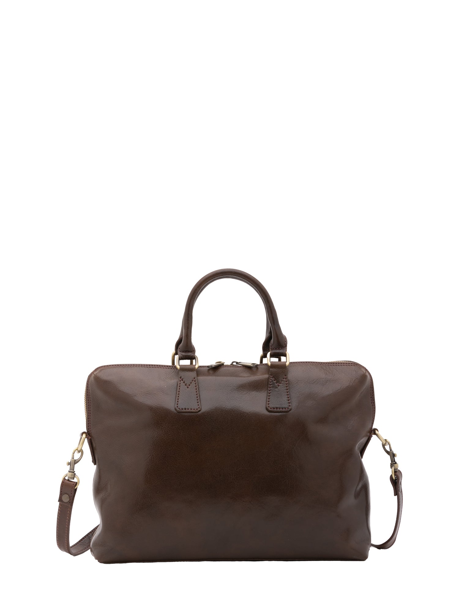 Briefcase I Fratelli Men Genuine leather -Blu Testa di moro