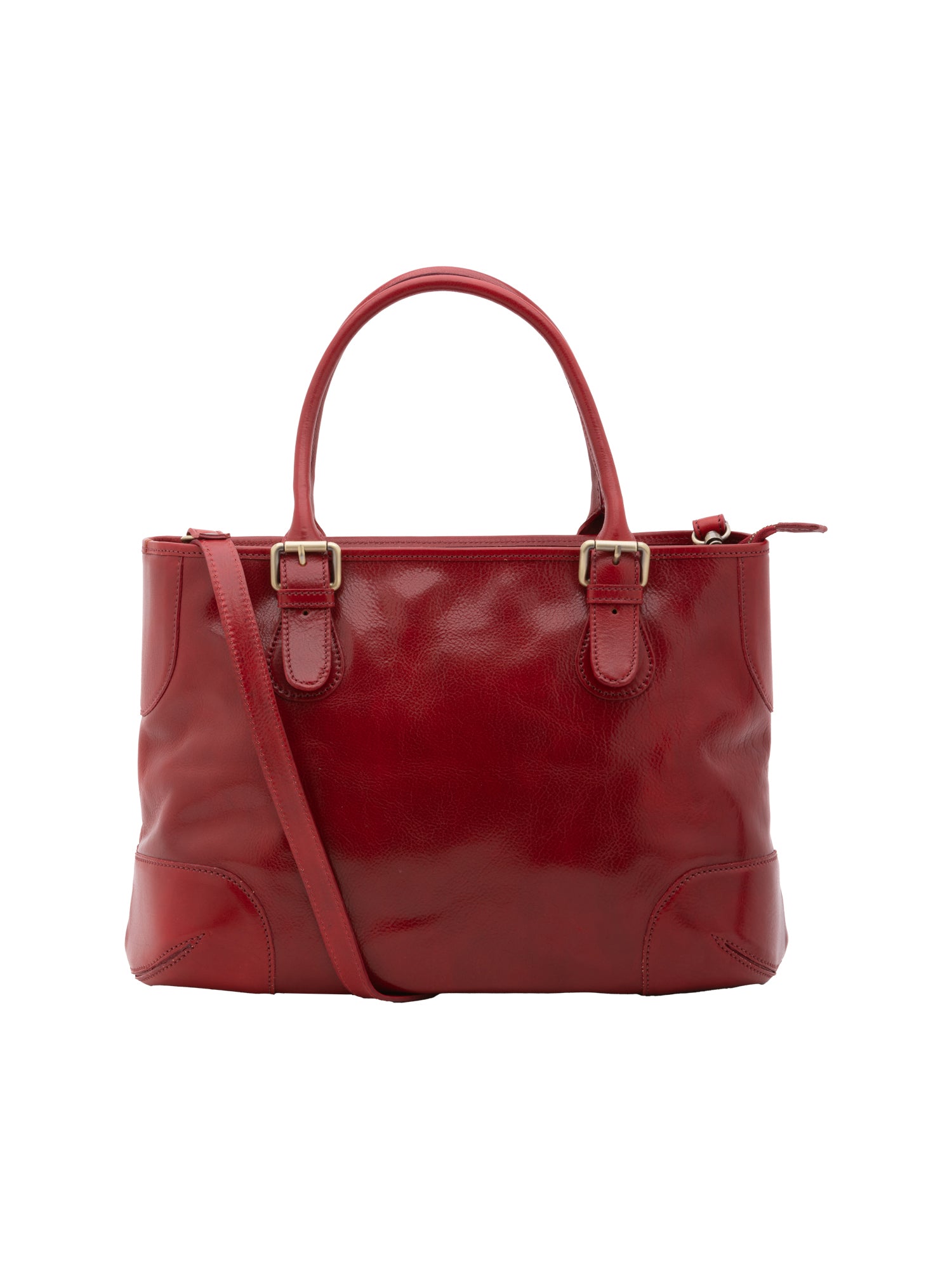 Crossbody bag I Fratelli Women Genuine leather -Tmoro Rosso
