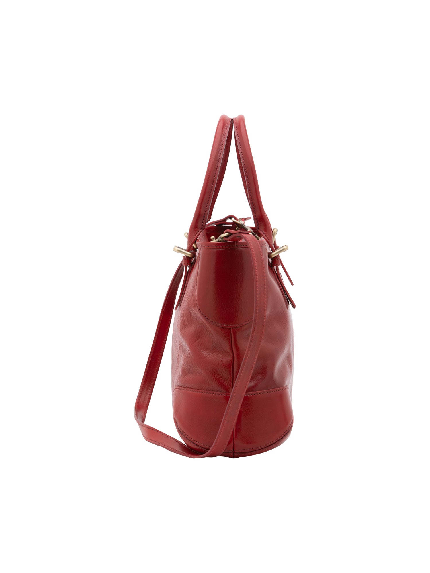 Crossbody bag I Fratelli Women Genuine leather -Tmoro Rosso
