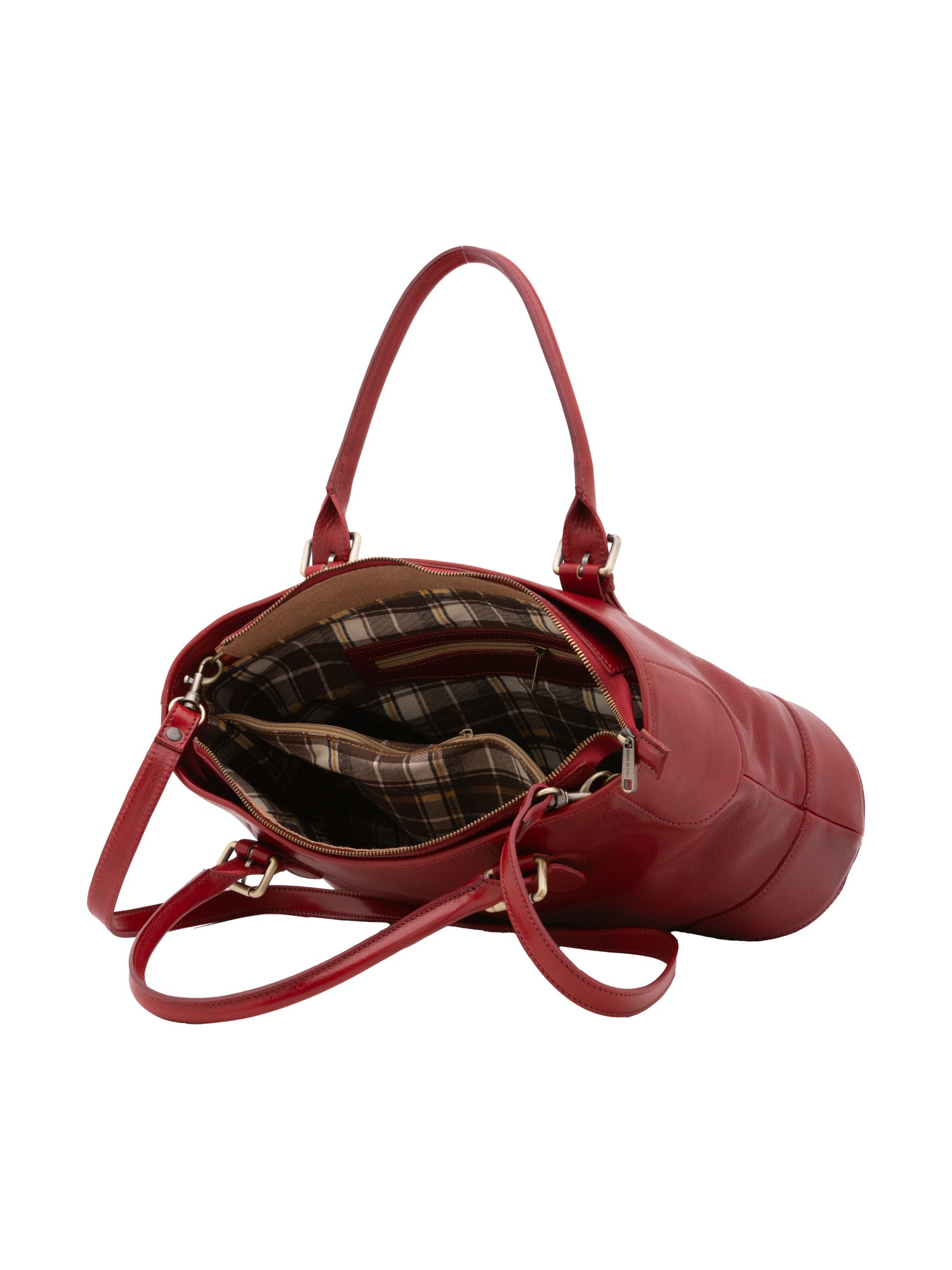 Crossbody bag I Fratelli Women Genuine leather -Tmoro Rosso