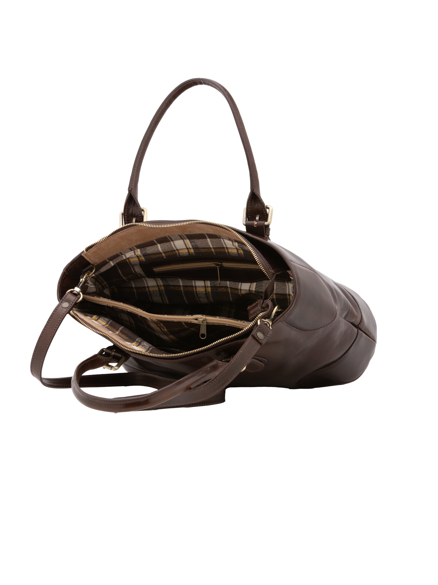 Crossbody bag I Fratelli Women Genuine leather -Tmoro Testa di moro