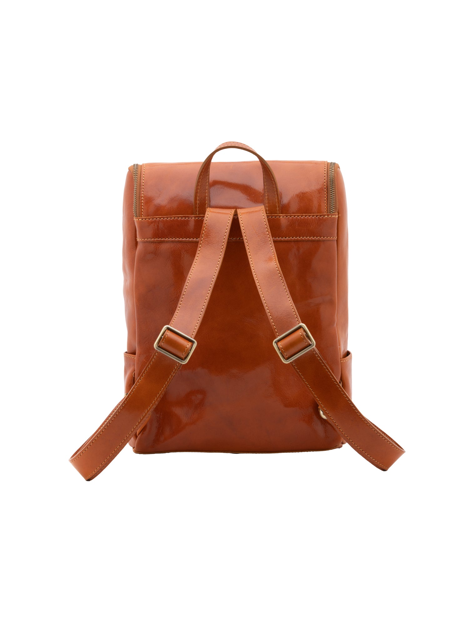 Shoulder Bag I Fratelli Women Genuine leather -Nero Cognac