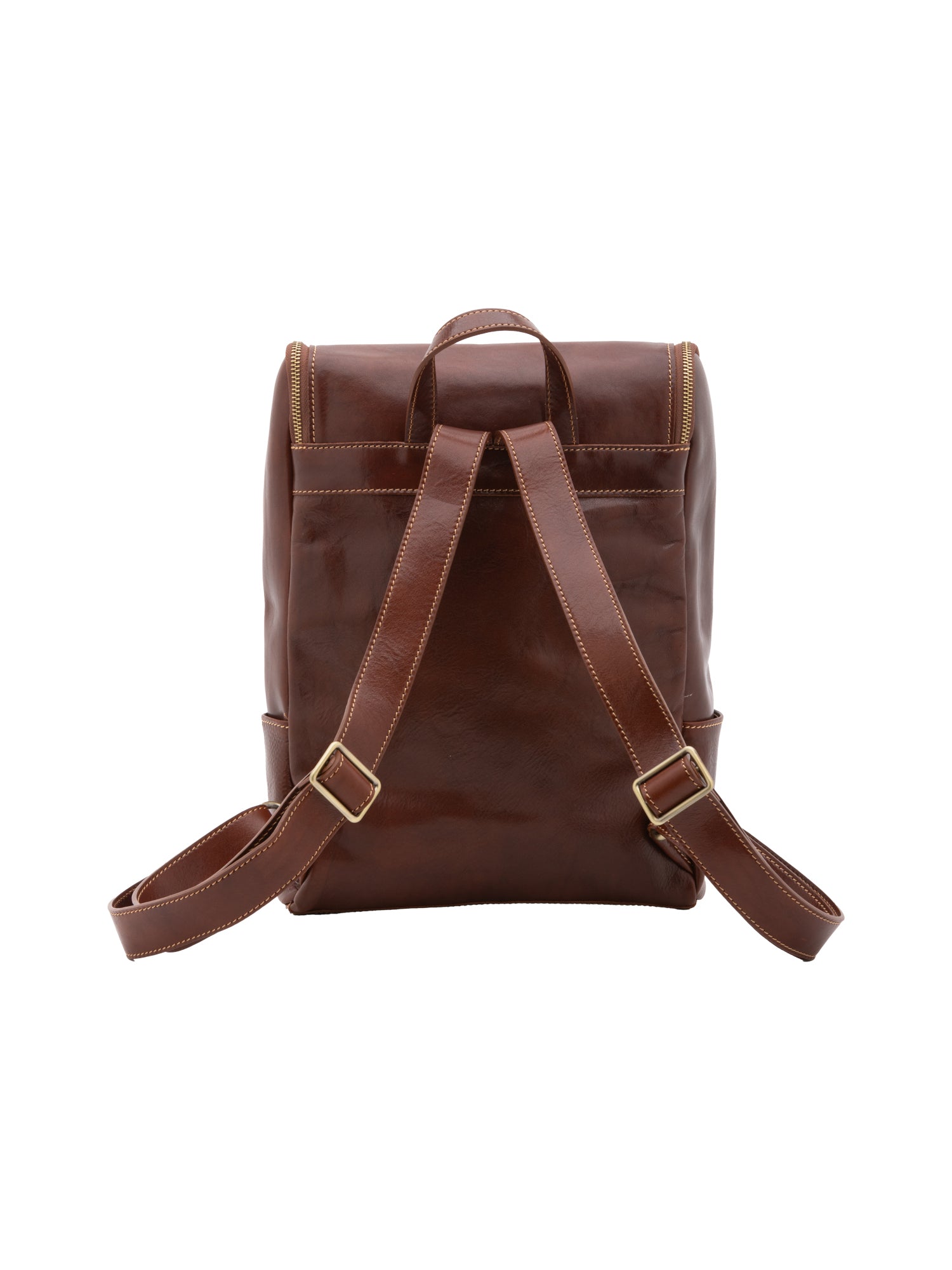 Shoulder Bag I Fratelli Women Genuine leather -Nero Marrone