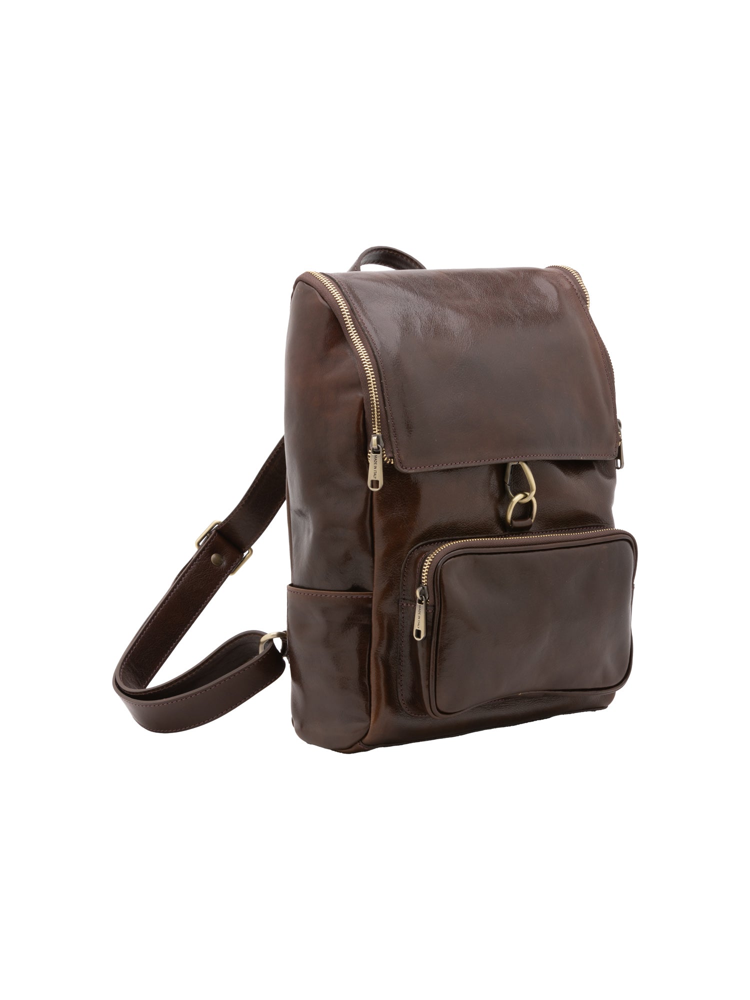Shoulder Bag I Fratelli Women Genuine leather -Nero Testa di moro