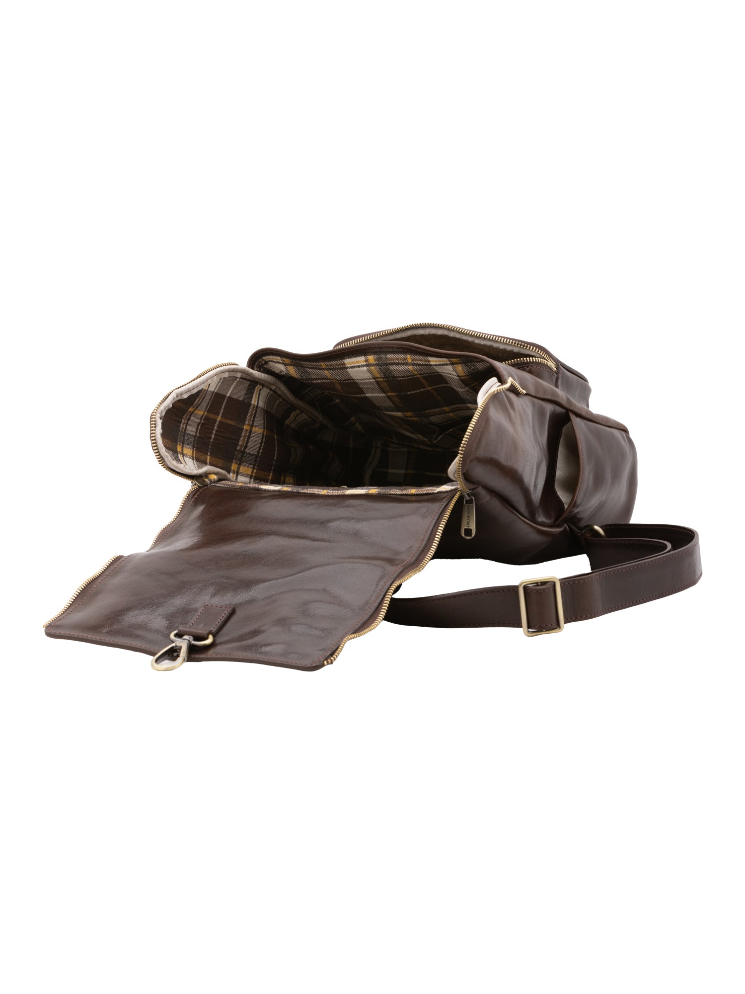 Shoulder Bag I Fratelli Women Genuine leather -Nero Testa di moro