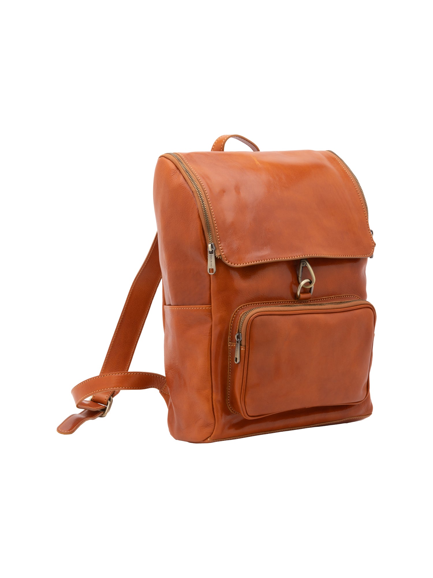 Shoulder Bag I Fratelli Women Genuine leather -Nero Cognac