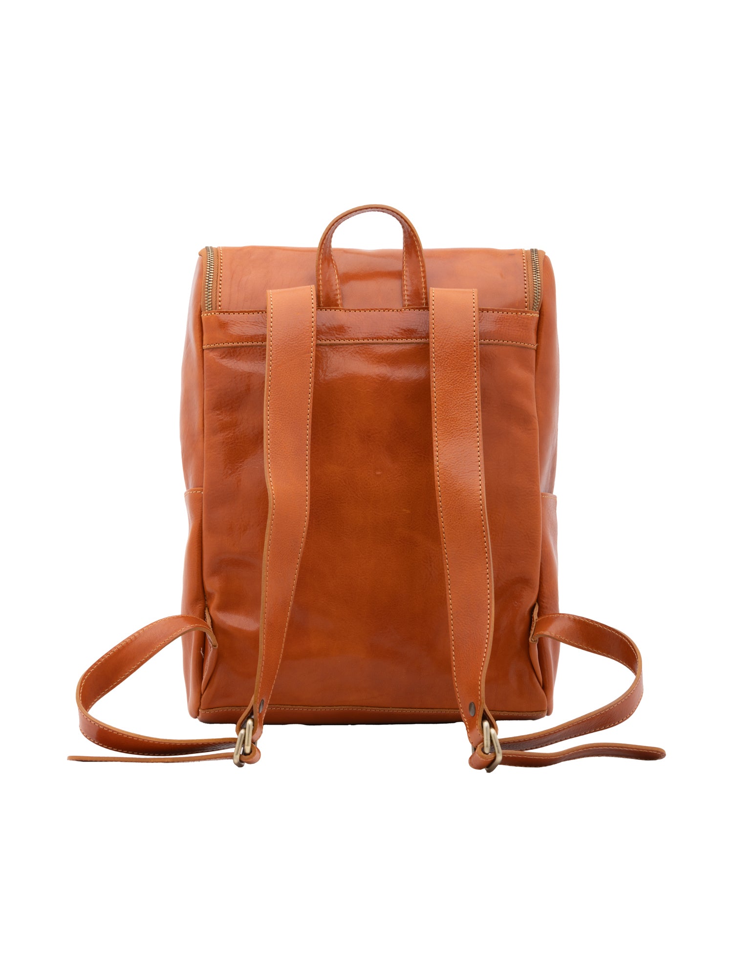 Shoulder Bag I Fratelli Women Genuine leather -Nero Cognac