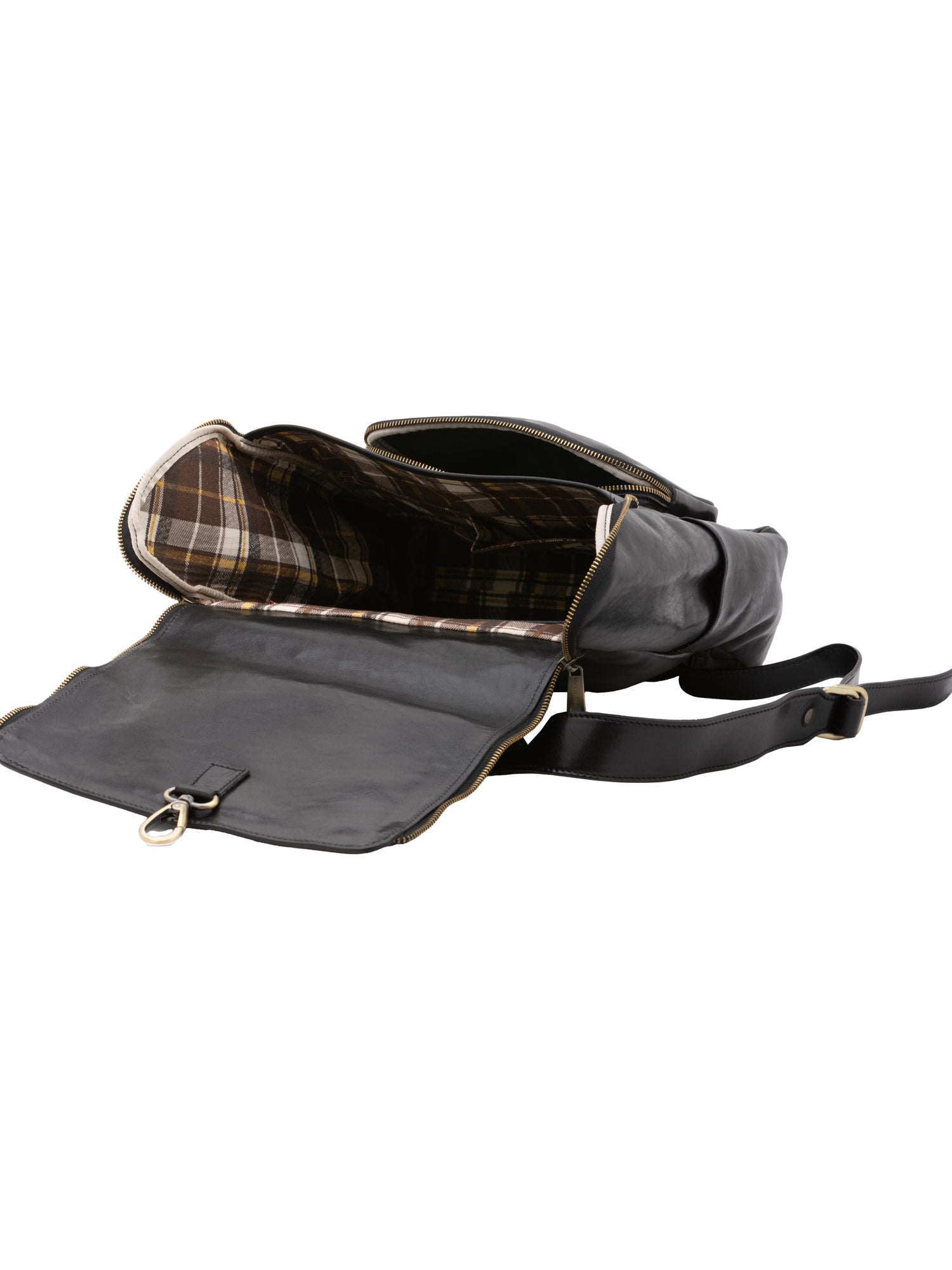 Shoulder Bag I Fratelli Women Genuine leather -Nero Nero