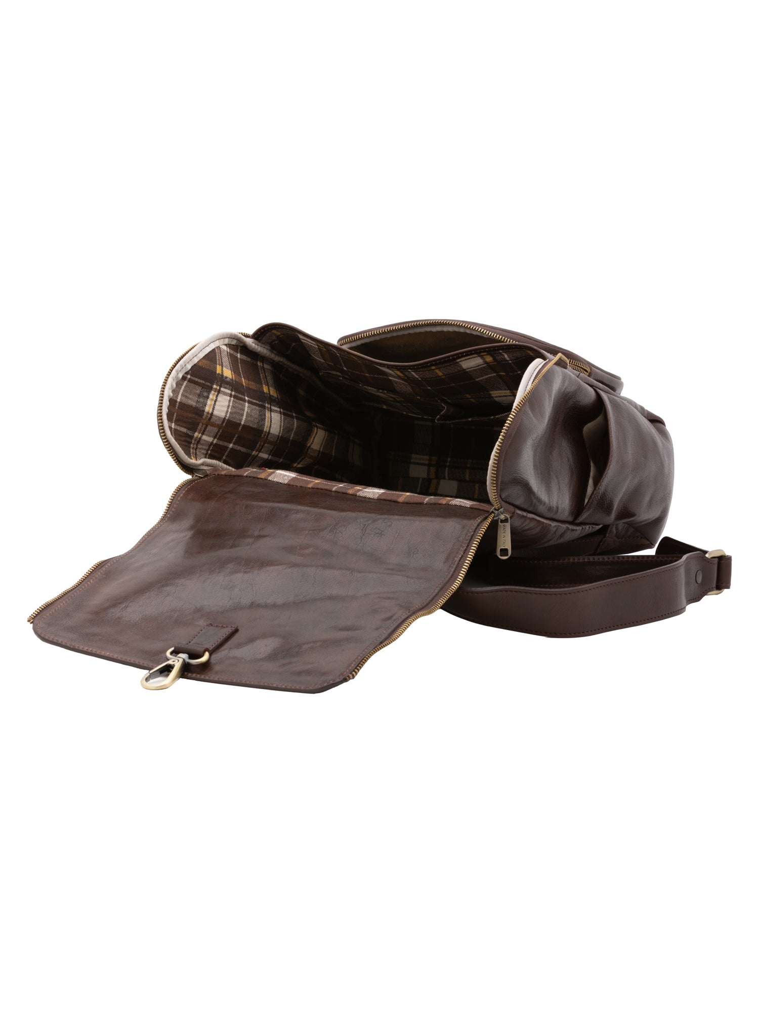 Shoulder Bag I Fratelli Women Genuine leather -Nero Testa di moro