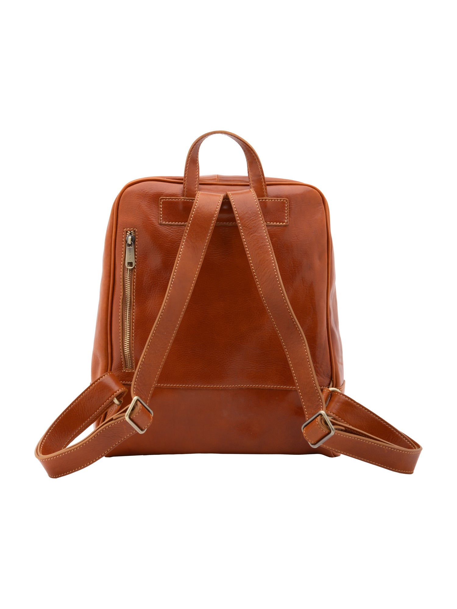 Shoulder Bag I Fratelli Women Genuine leather -Verde Cognac