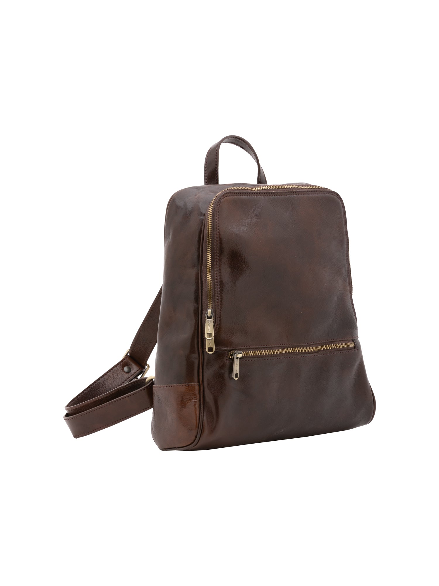Shoulder Bag I Fratelli Women Genuine leather -Verde Testa di moro