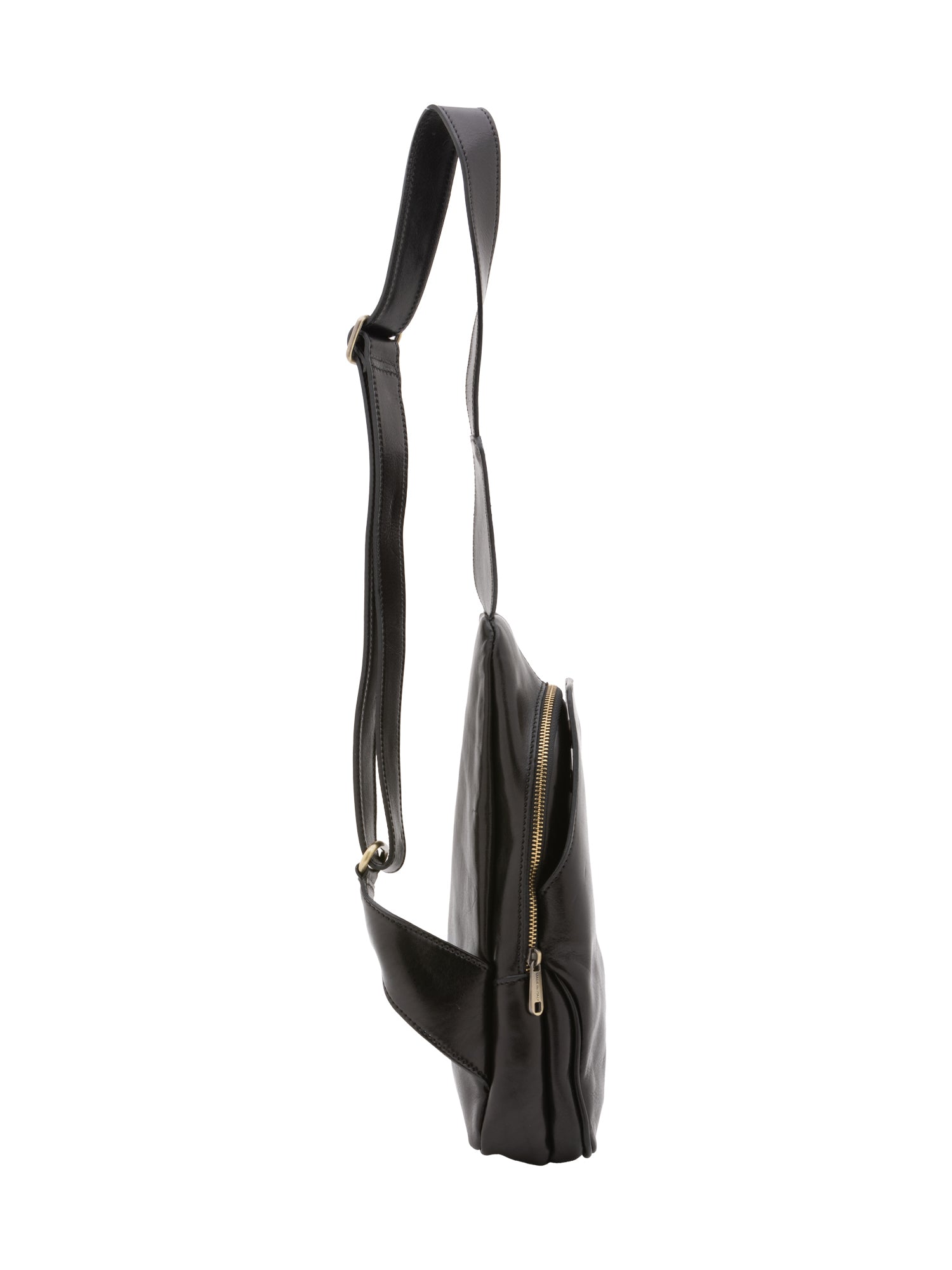 Belt bag I Fratelli Men Genuine leather -Verde Nero