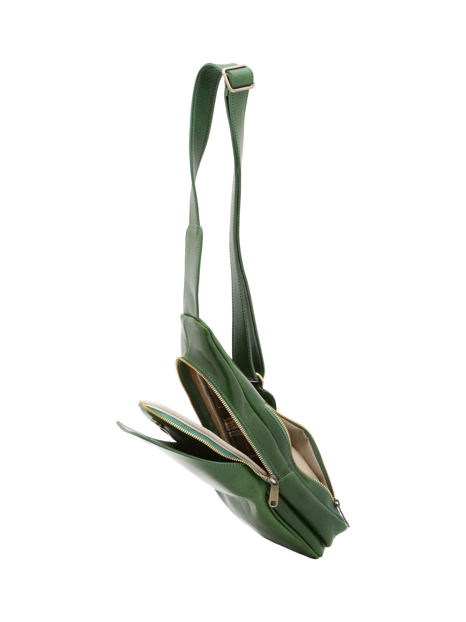 Belt bag I Fratelli Men Genuine leather -Verde Verde