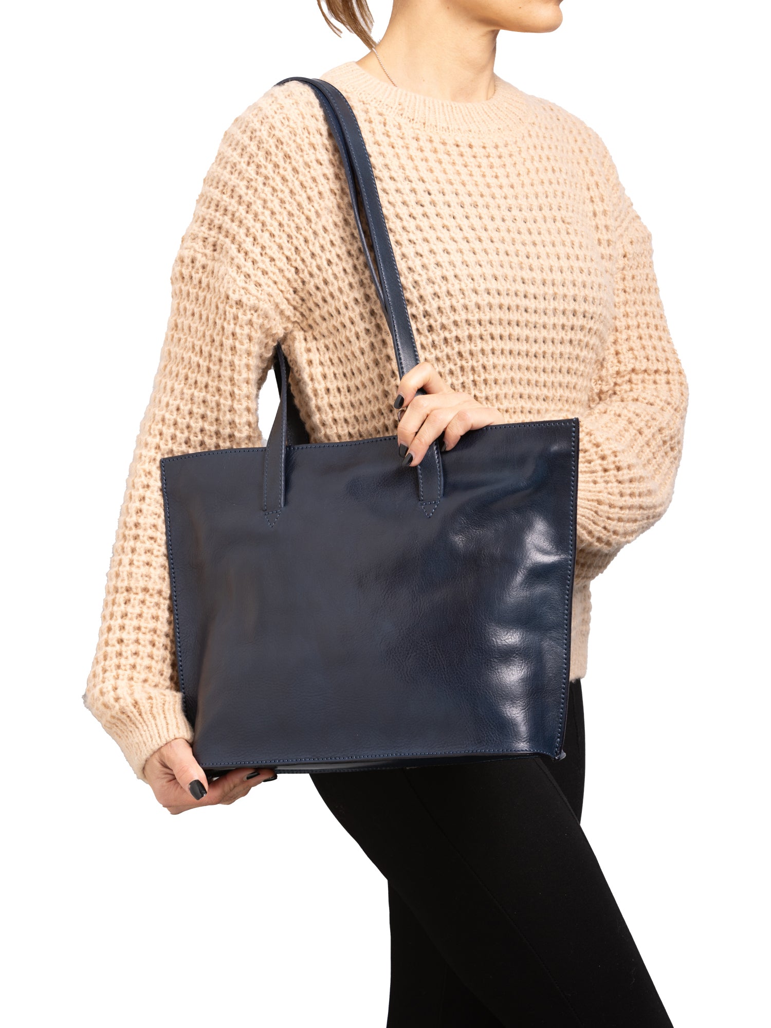 Shoulder Bag I Fratelli Women Genuine leather -Blu Blu