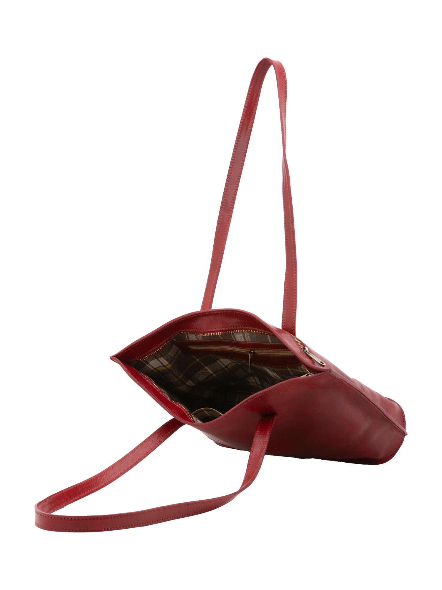 Shoulder Bag I Fratelli Women Genuine leather -Blu Rosso