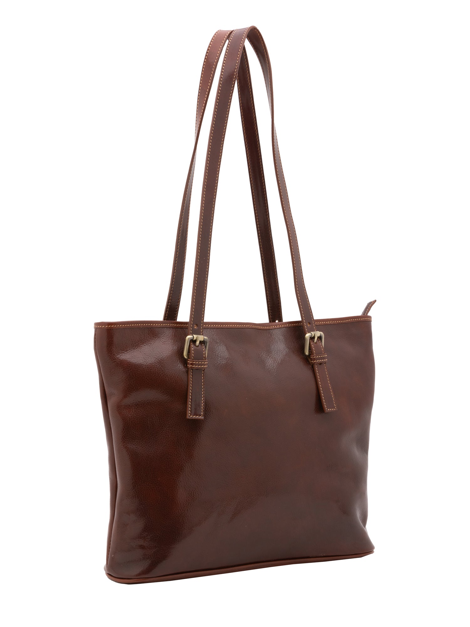 Shoulder Bag I Fratelli Women Genuine leather -Marrone Marrone