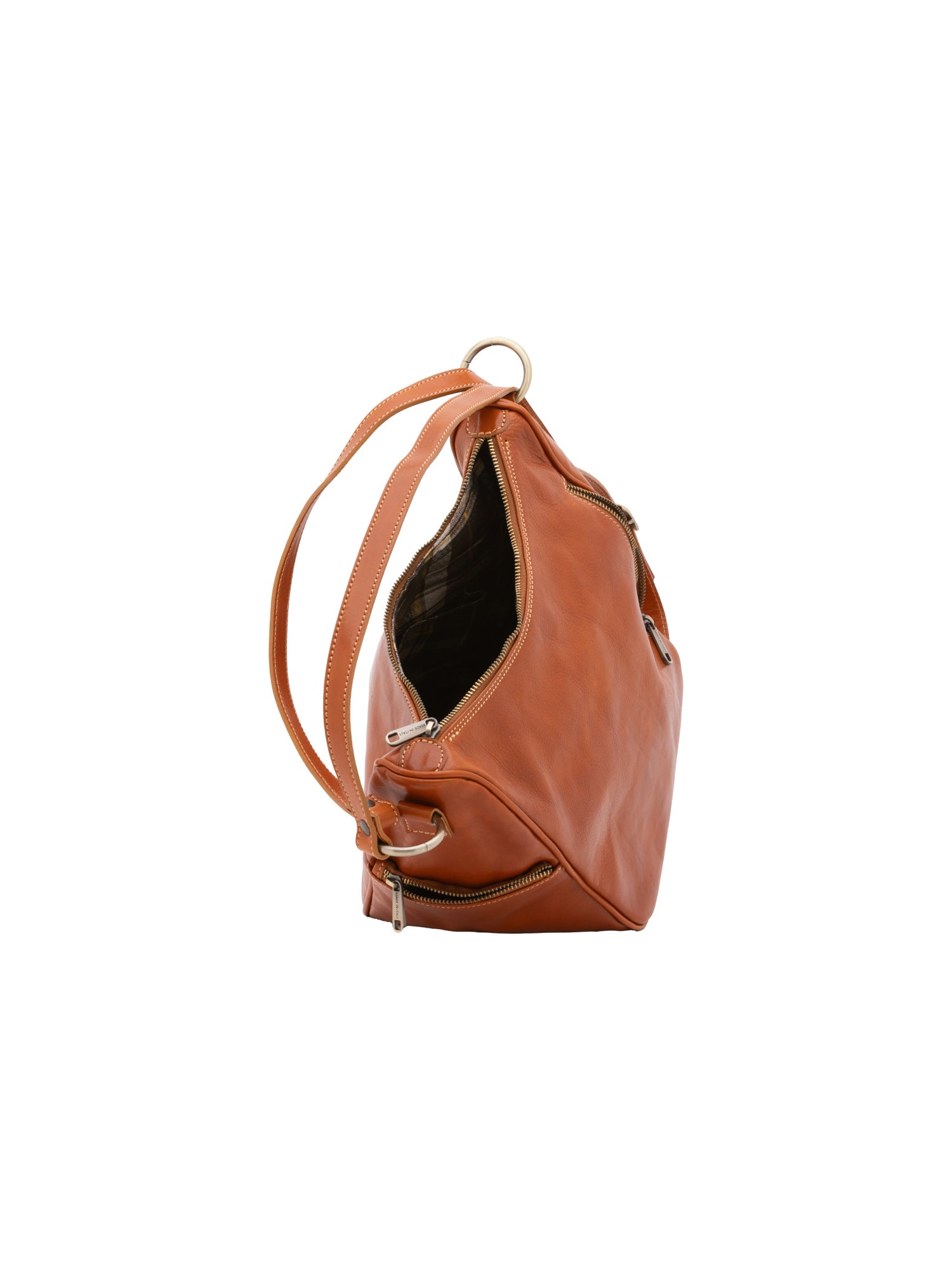 Shoulder Bag I Fratelli Women Genuine leather -Cognac Cognac