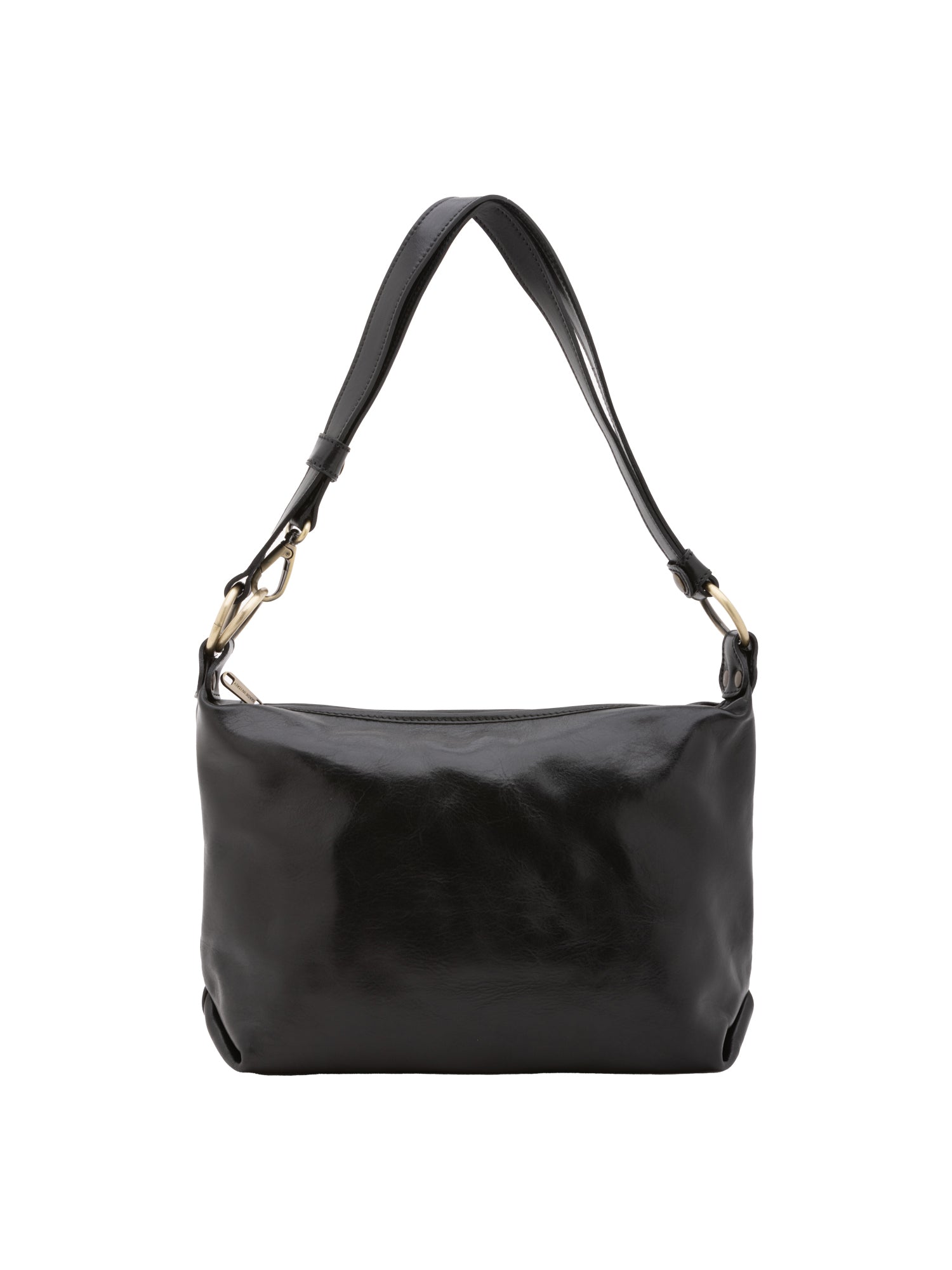 Shoulder Bag I Fratelli Women Genuine leather -Cognac Nero
