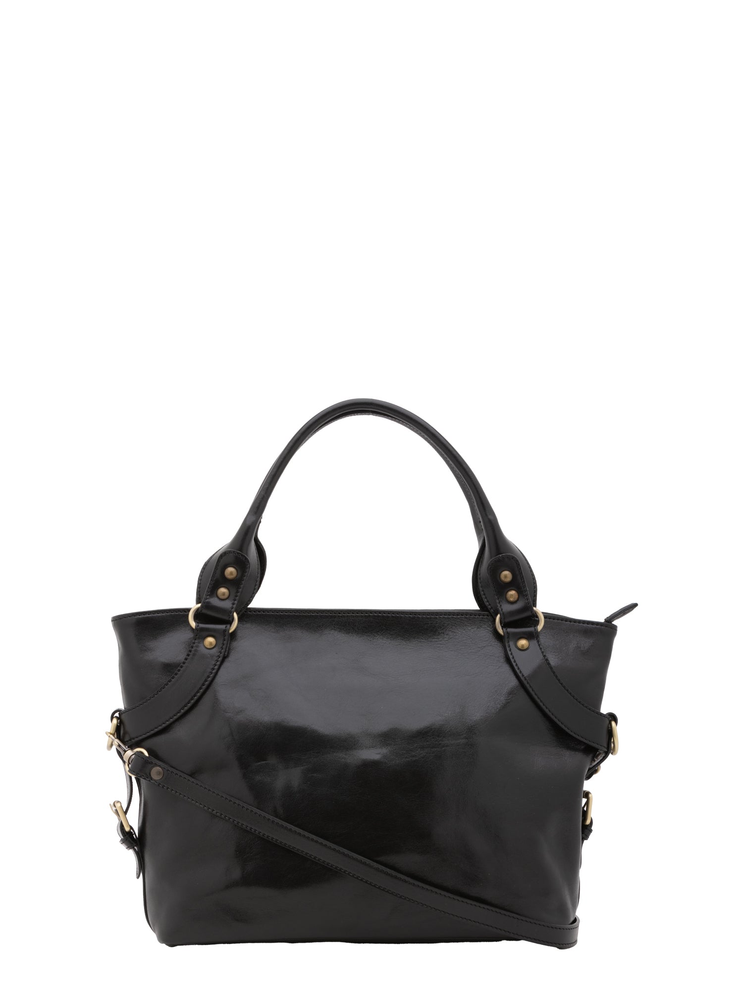 Handbag I Fratelli Women Genuine leather -Rosso Nero