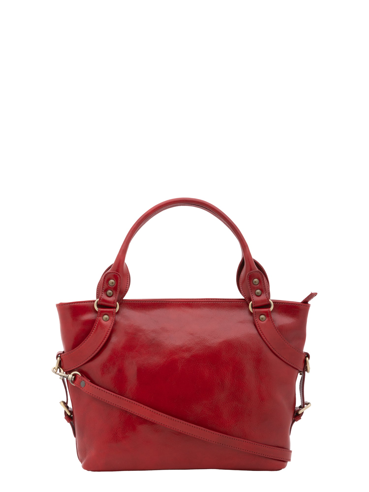 Handbag I Fratelli Women Genuine leather -Rosso Rosso