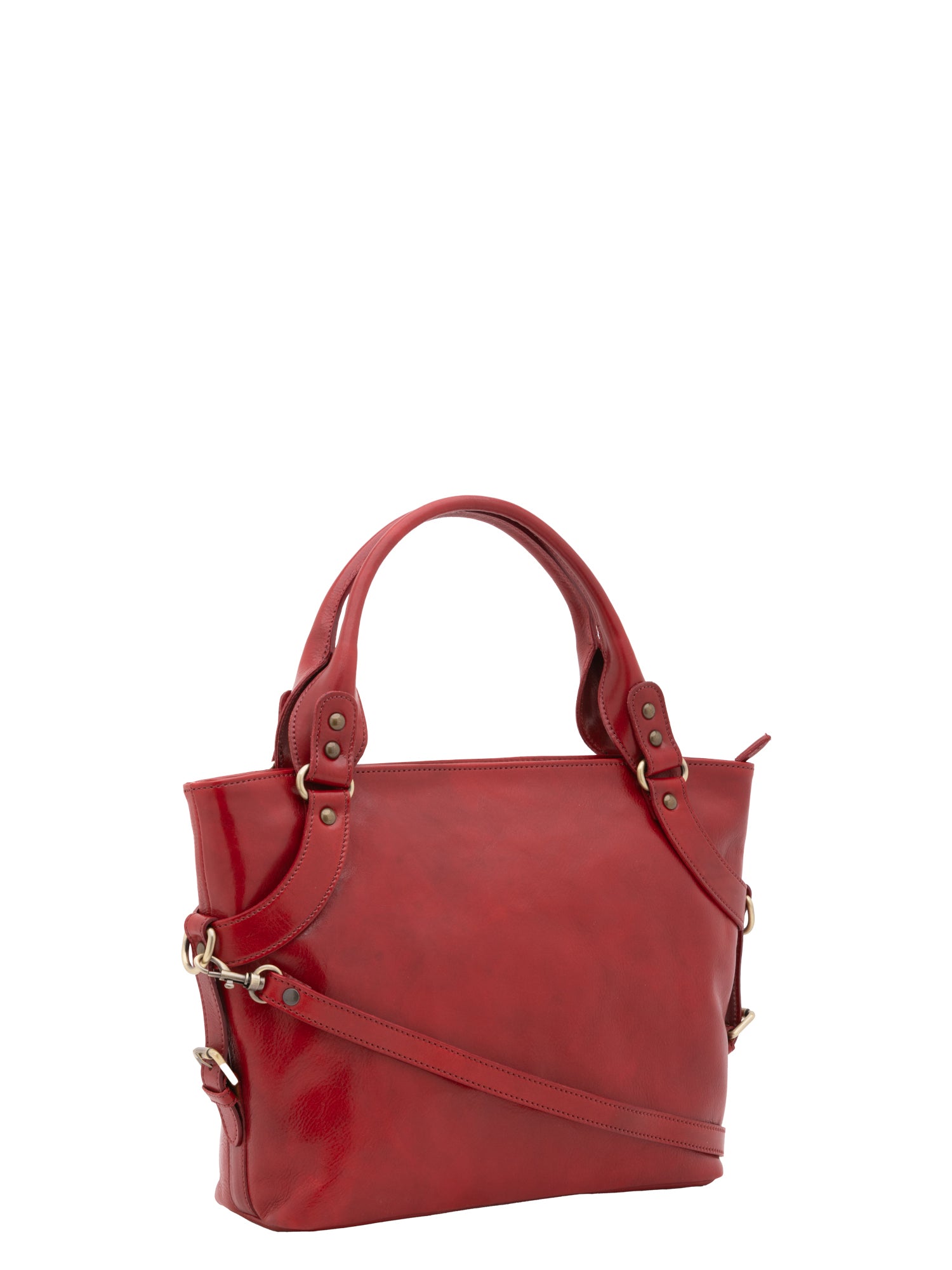 Handbag I Fratelli Women Genuine leather -Rosso Rosso