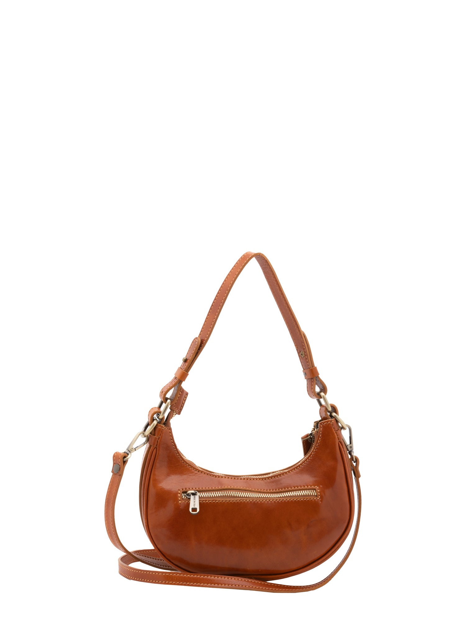 Shoulder Bag I Fratelli Women Genuine leather -Cognac Cognac