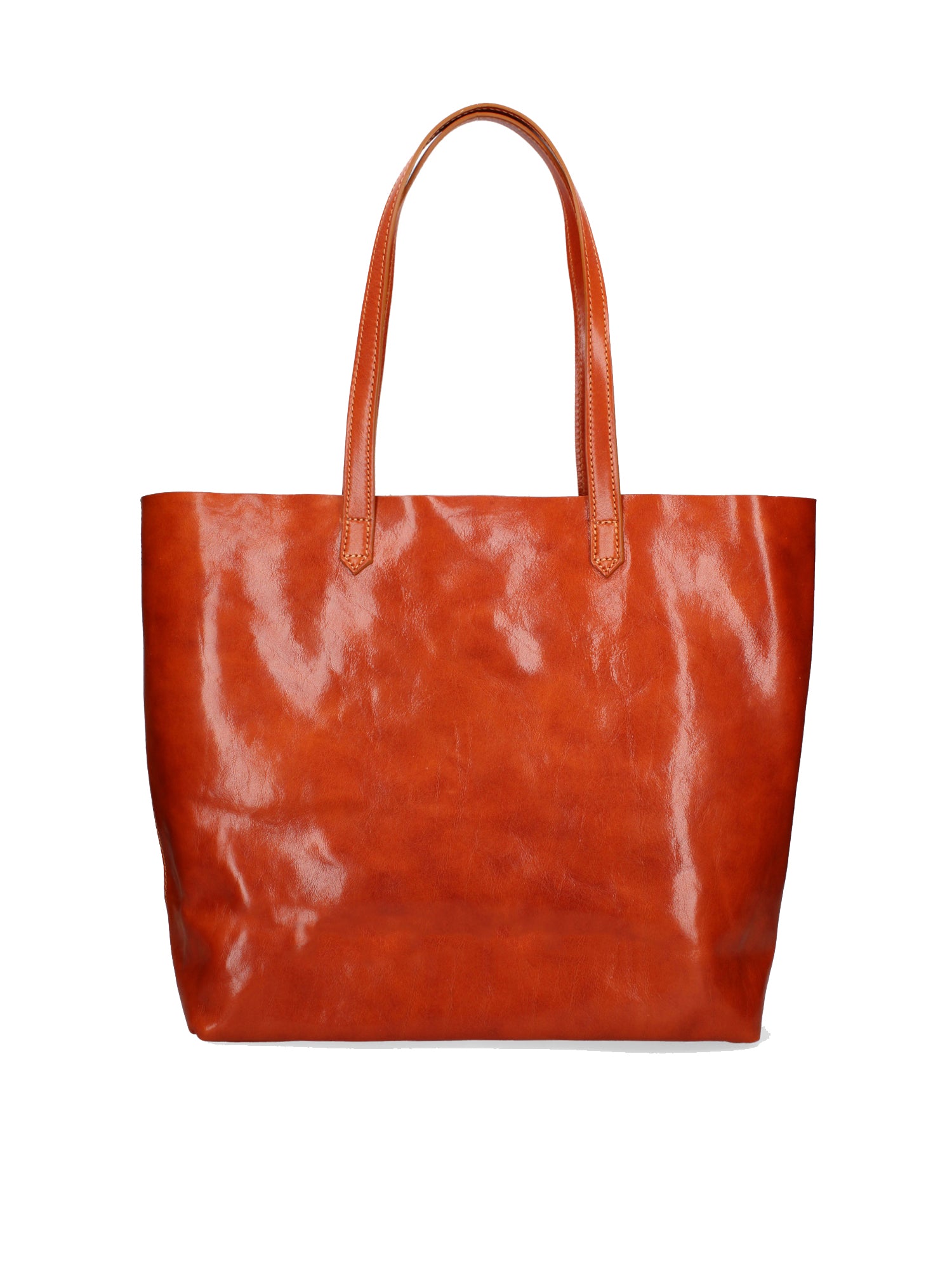 Shoulder Bag I Fratelli Women Genuine leather -Marrone Cognac