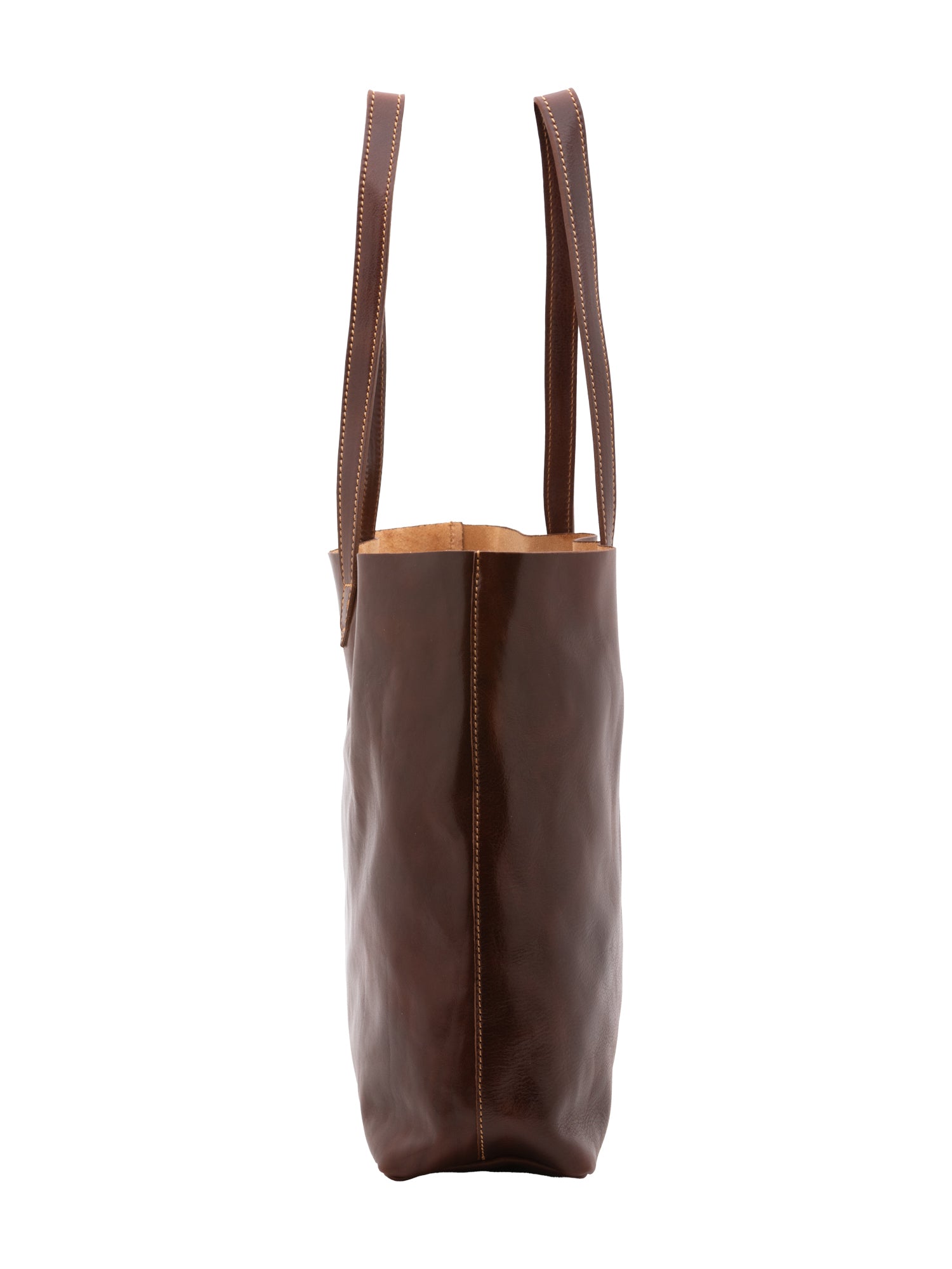Shoulder Bag I Fratelli Women Genuine leather -Marrone Marrone