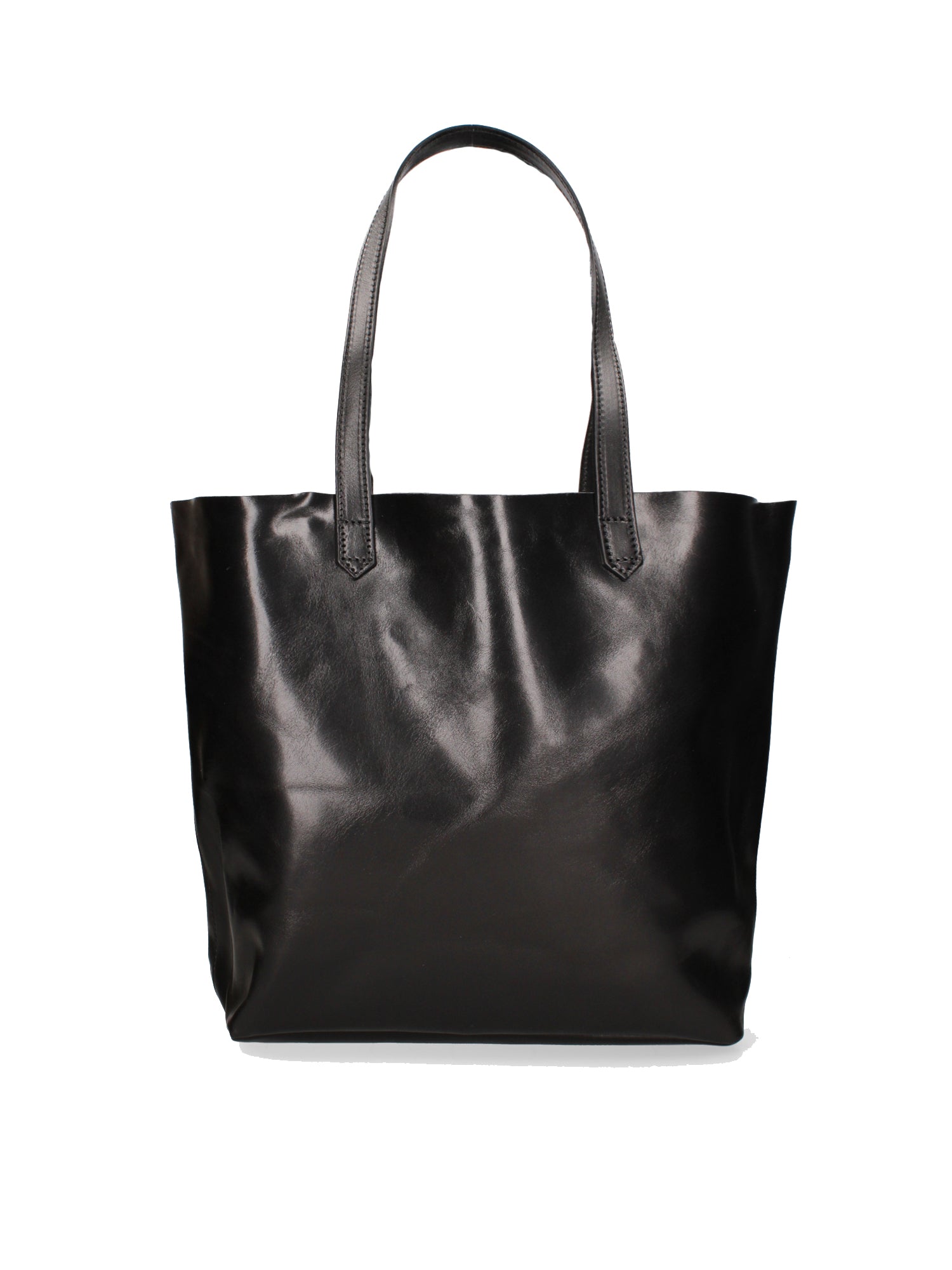 Shoulder Bag I Fratelli Women Genuine leather -Marrone Nero
