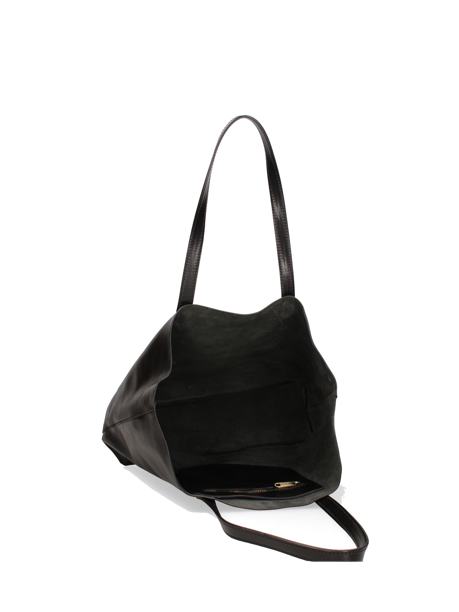 Shoulder Bag I Fratelli Women Genuine leather -Marrone Nero