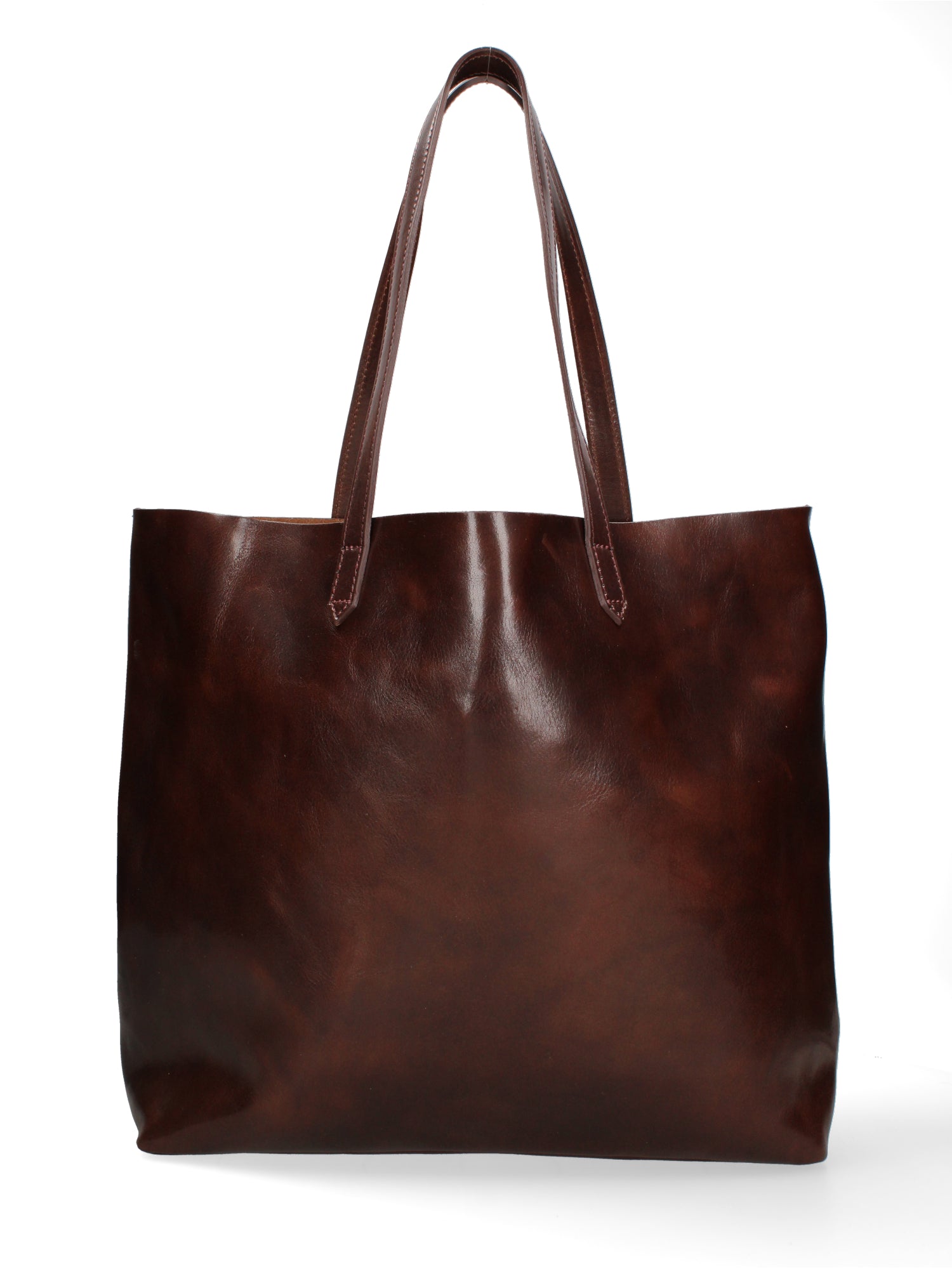 Shoulder Bag I Fratelli Women Genuine leather -Marrone Testa di moro