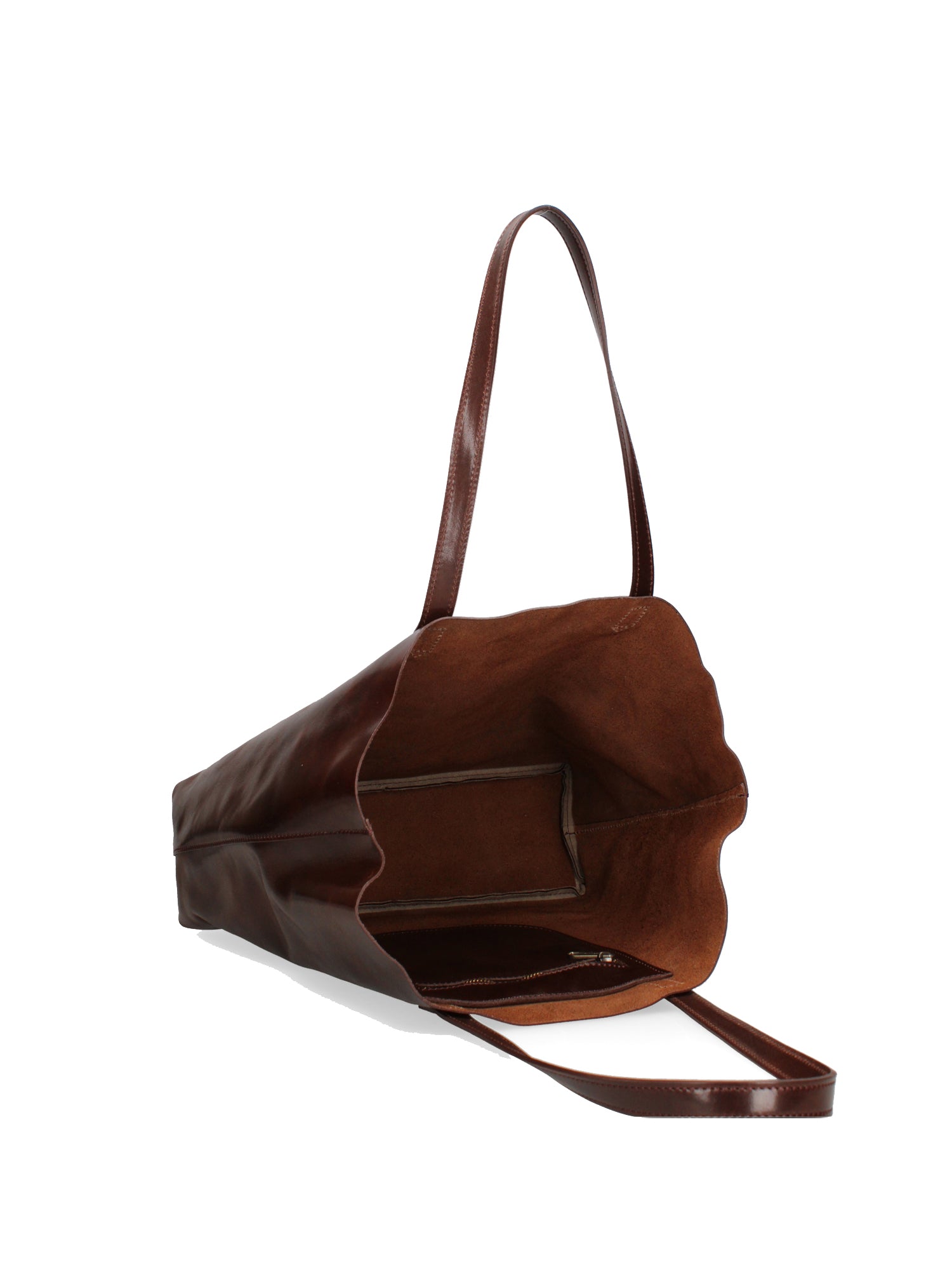 Shoulder Bag I Fratelli Women Genuine leather -Marrone Testa di moro