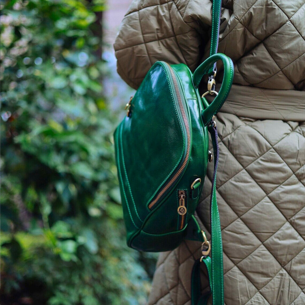 Leather Minimalistic Unisex Backpack