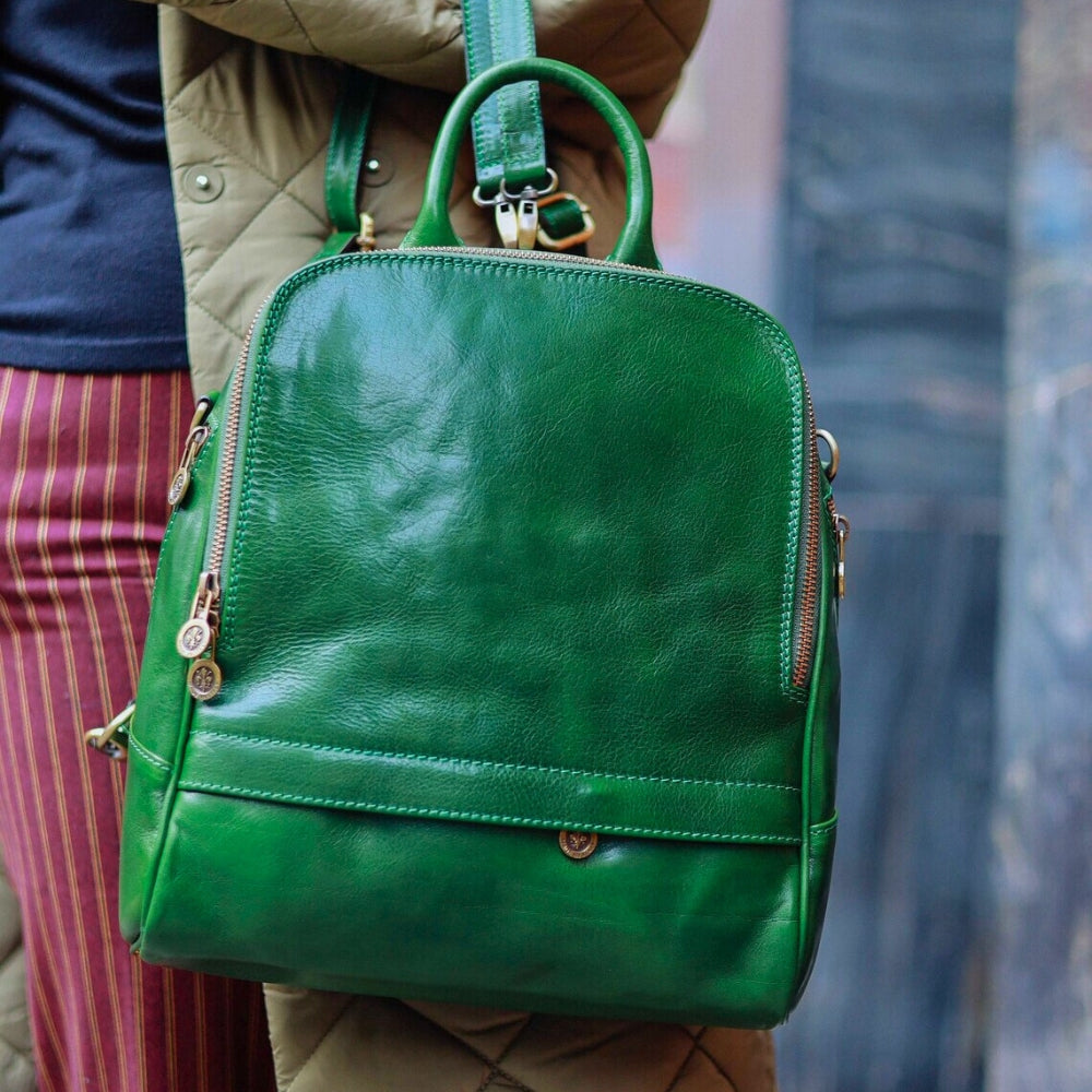 Leather Minimalistic Unisex Backpack