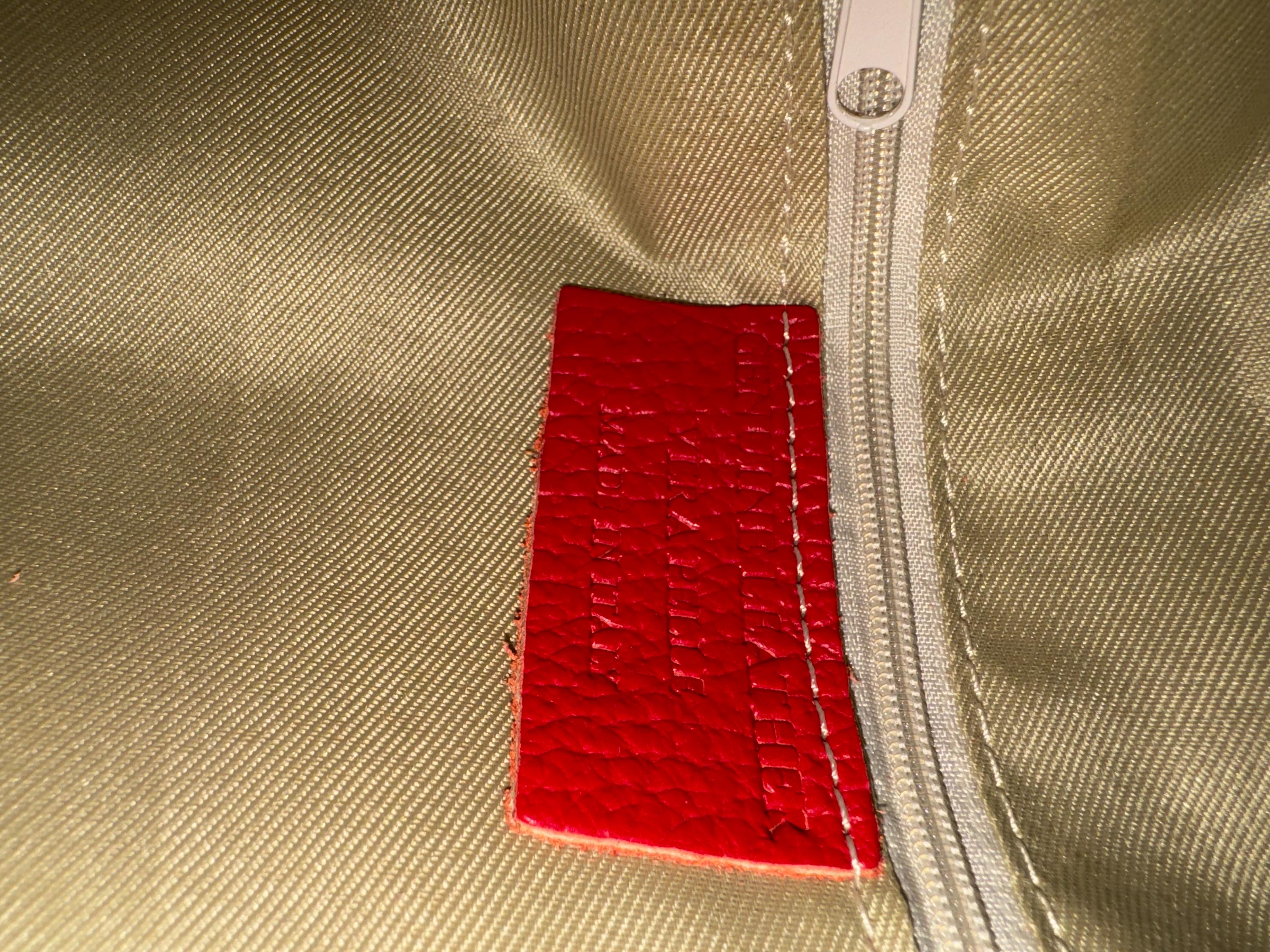 Handmade Italian Red Leather Backpack | Soft Leather Bag from Florence | Chic Everyday Style