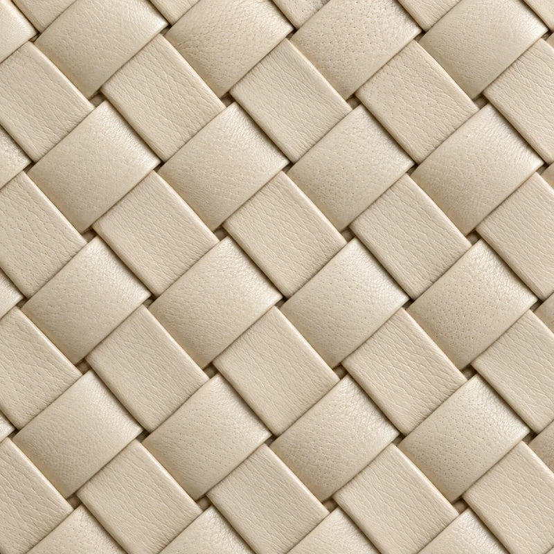 Woven Leather material texture — editorial illustration