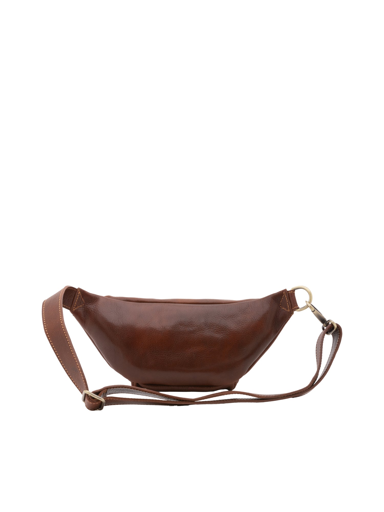Belt bag I Fratelli Men Genuine leather -Rosso Marrone