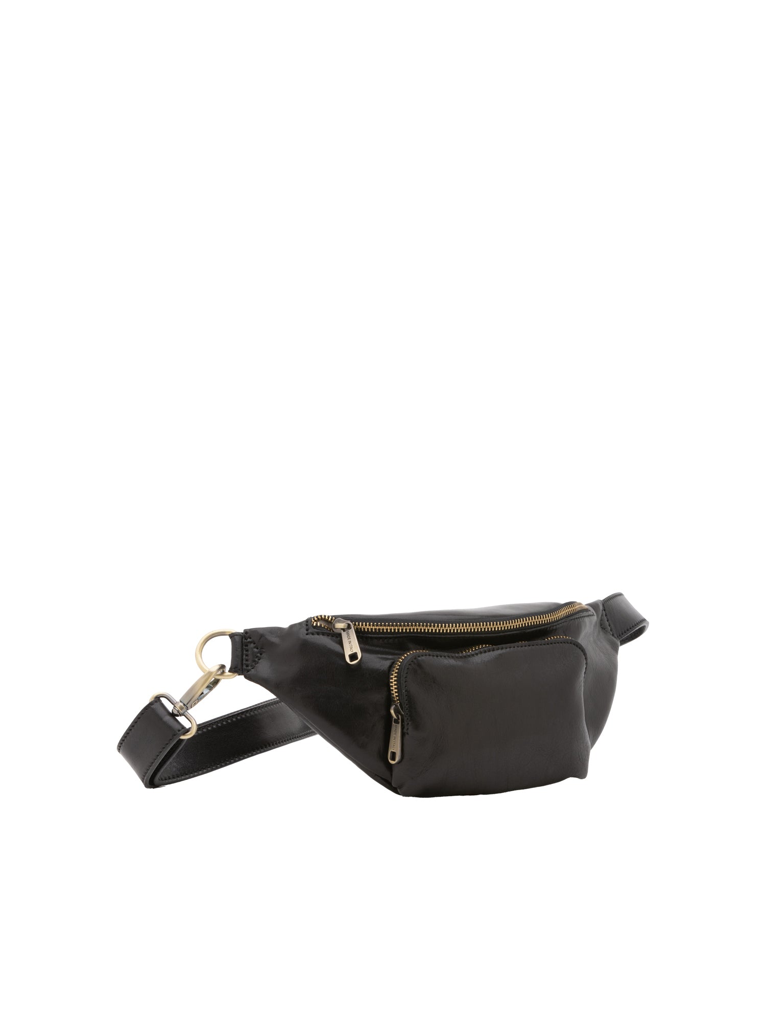 Belt bag I Fratelli Men Genuine leather -Rosso Nero