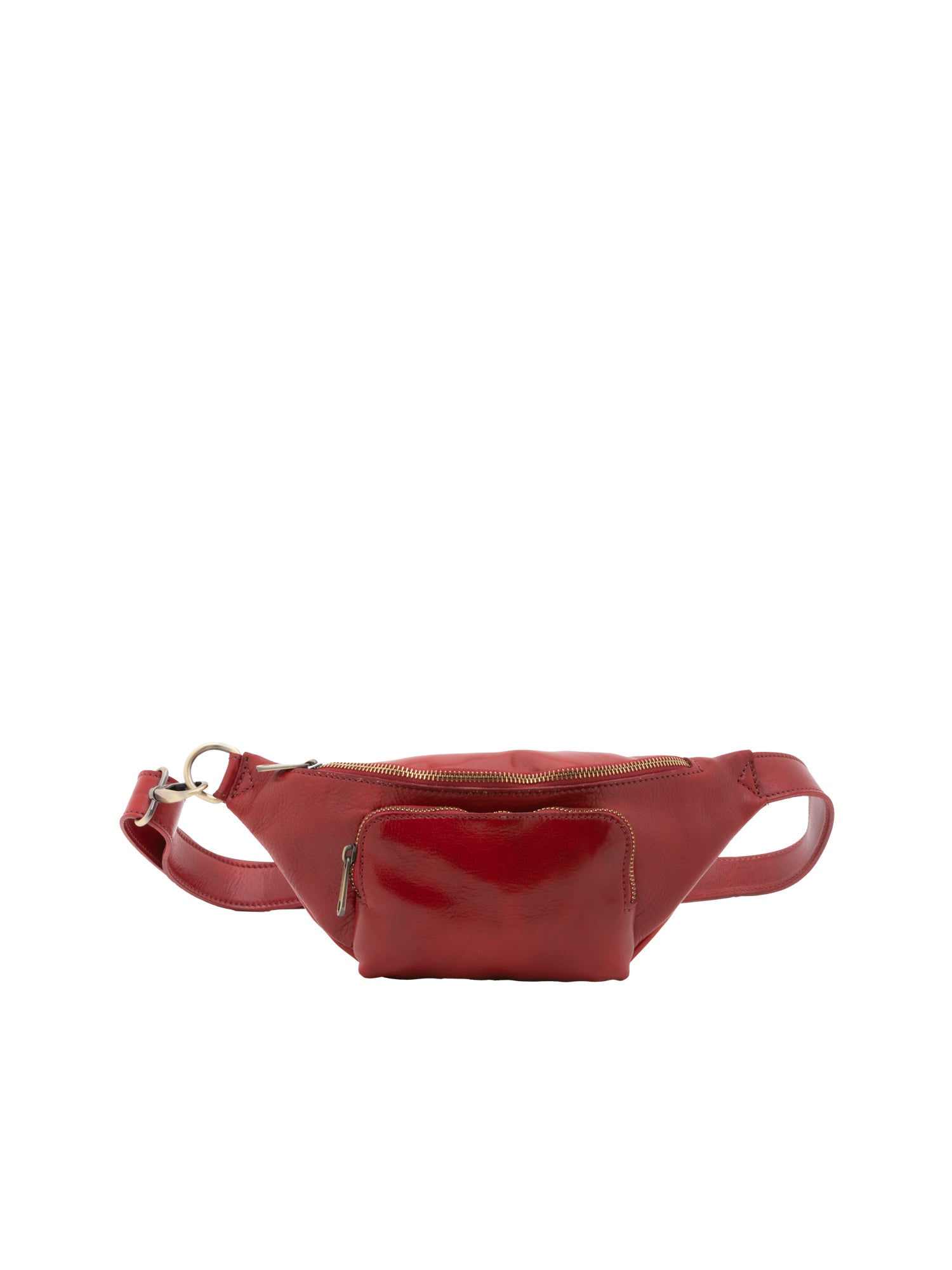 Belt bag I Fratelli Men Genuine leather -Rosso Rosso